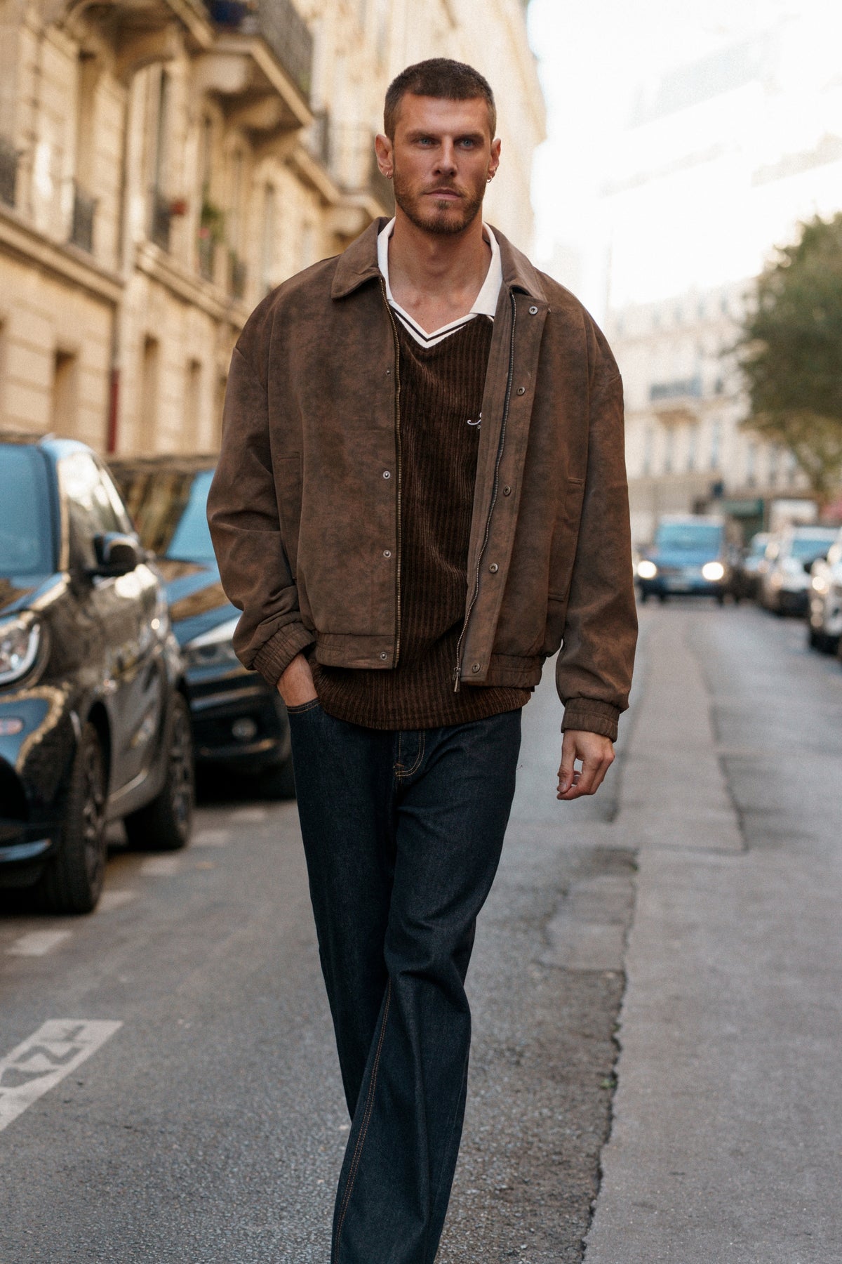 Sweat ICON Marius - marron