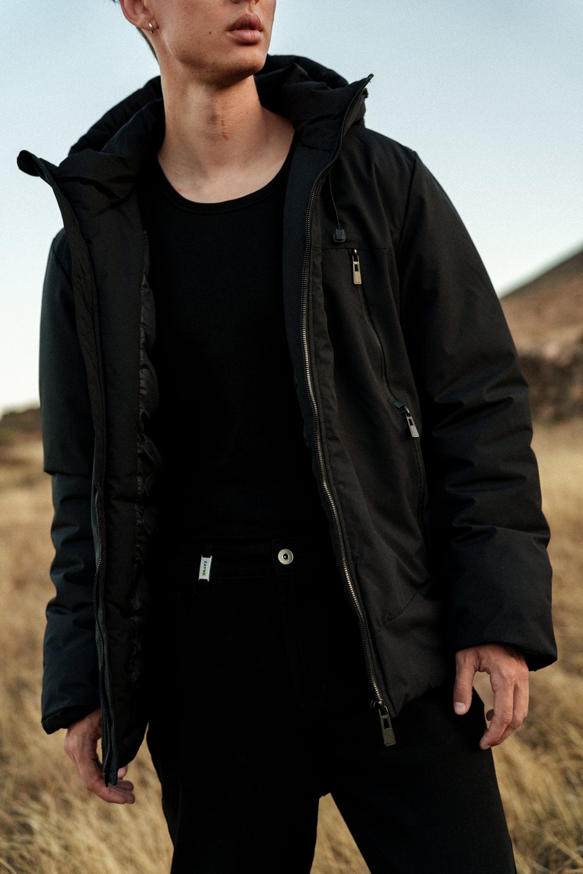 Doudoune Haría noir homme – Zayne Paris