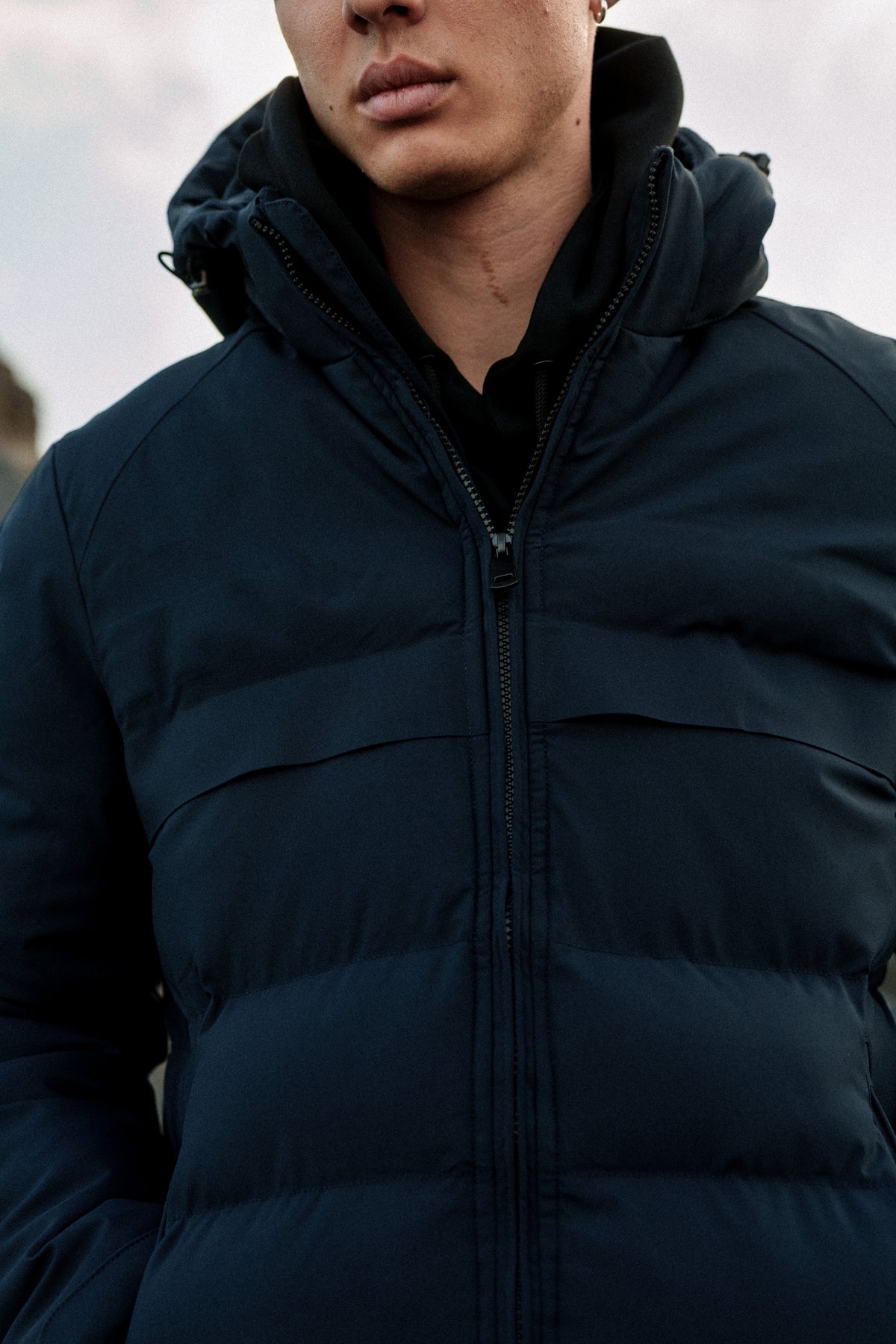 Doudoune Orzola bleu marine homme – Zayne Paris, photo 3