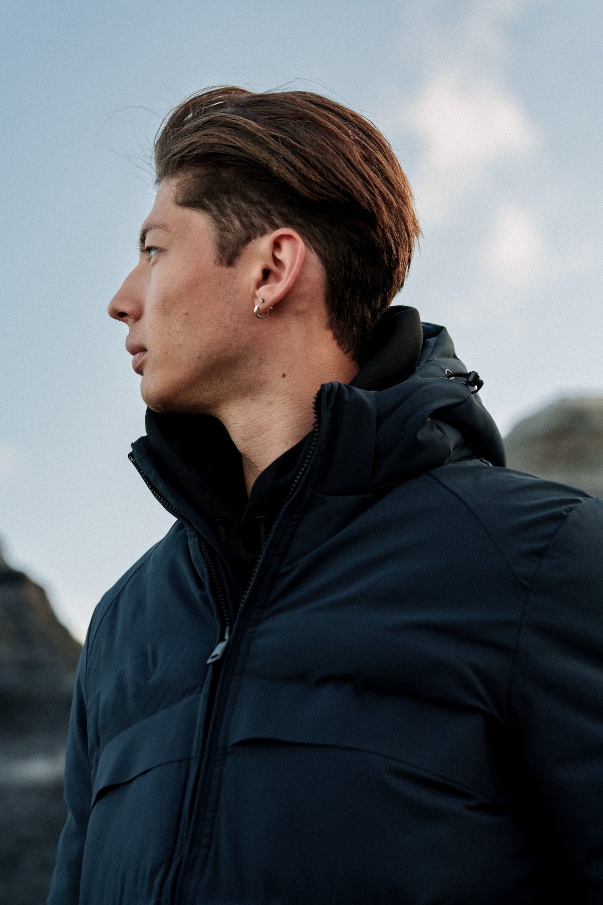Doudoune Orzola bleu marine homme – Zayne Paris, photo 2