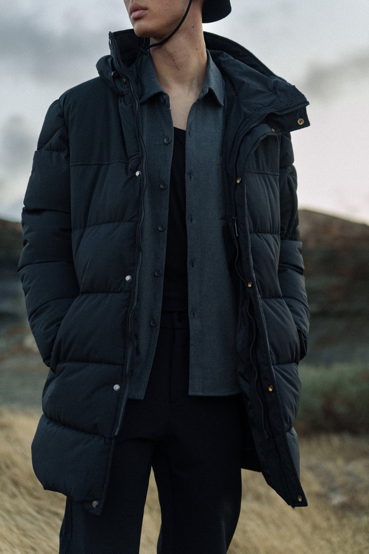 Doudoune longue Tías noir homme – Zayne Paris, photo 2