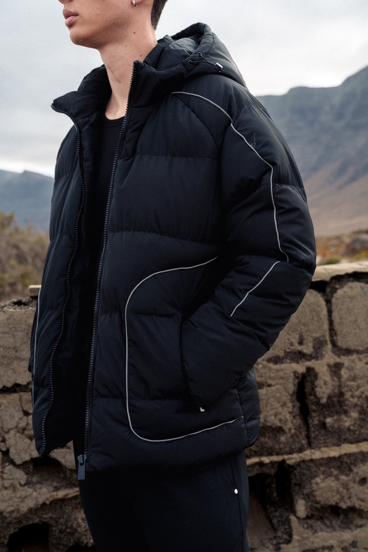 Doudoune Yaiza noir homme – Zayne Paris, photo 3