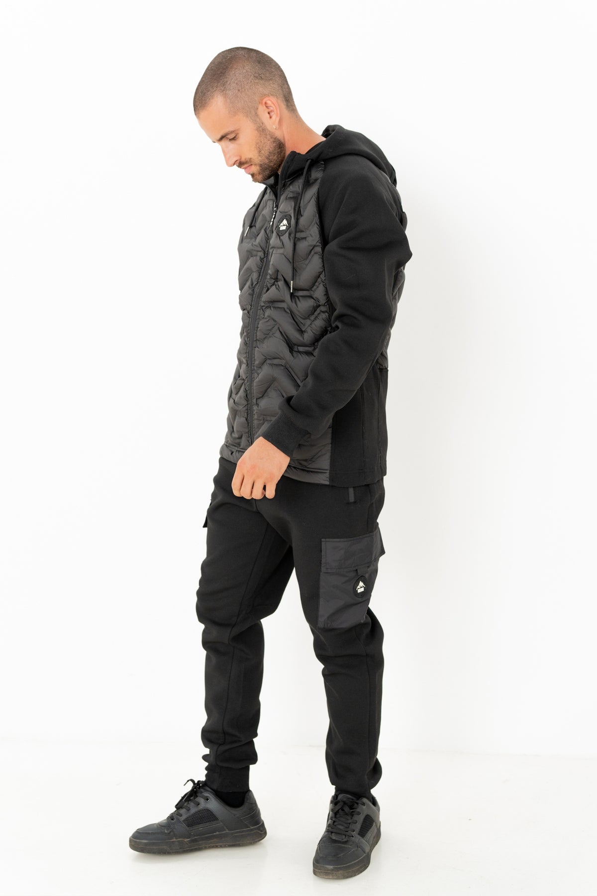 Ensemble veste cargo ICON Altitude noir homme – Zayne Paris