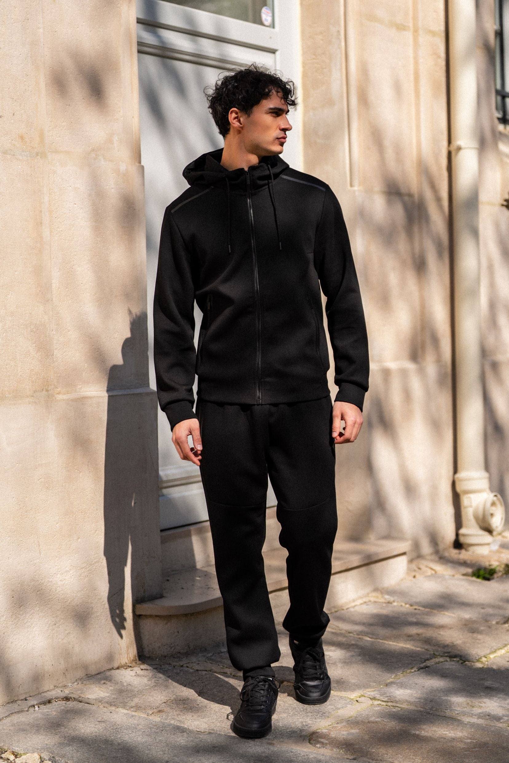 Ensemble jogging Palmeraie - noir
