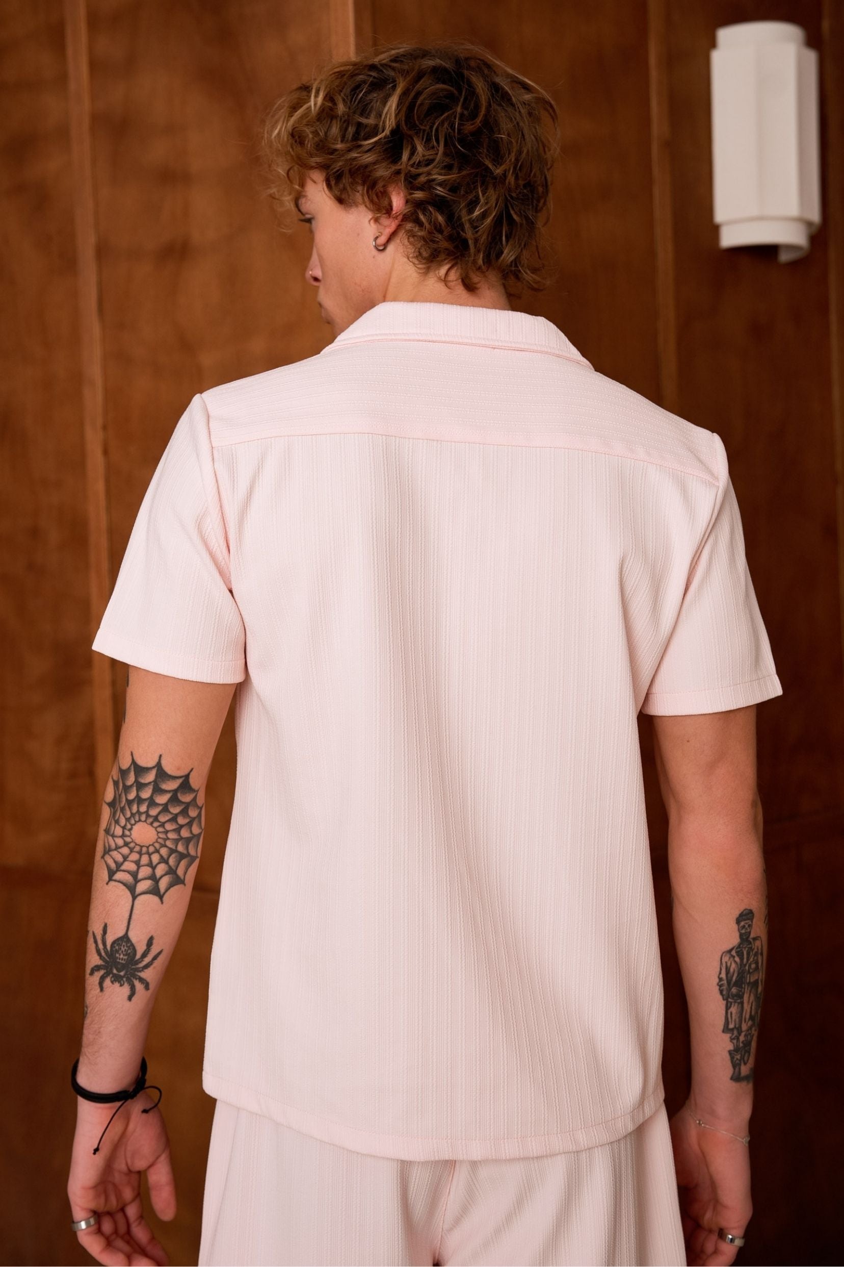 Ensemble chemise / short Breath - Rose pâle-thumbmail-4