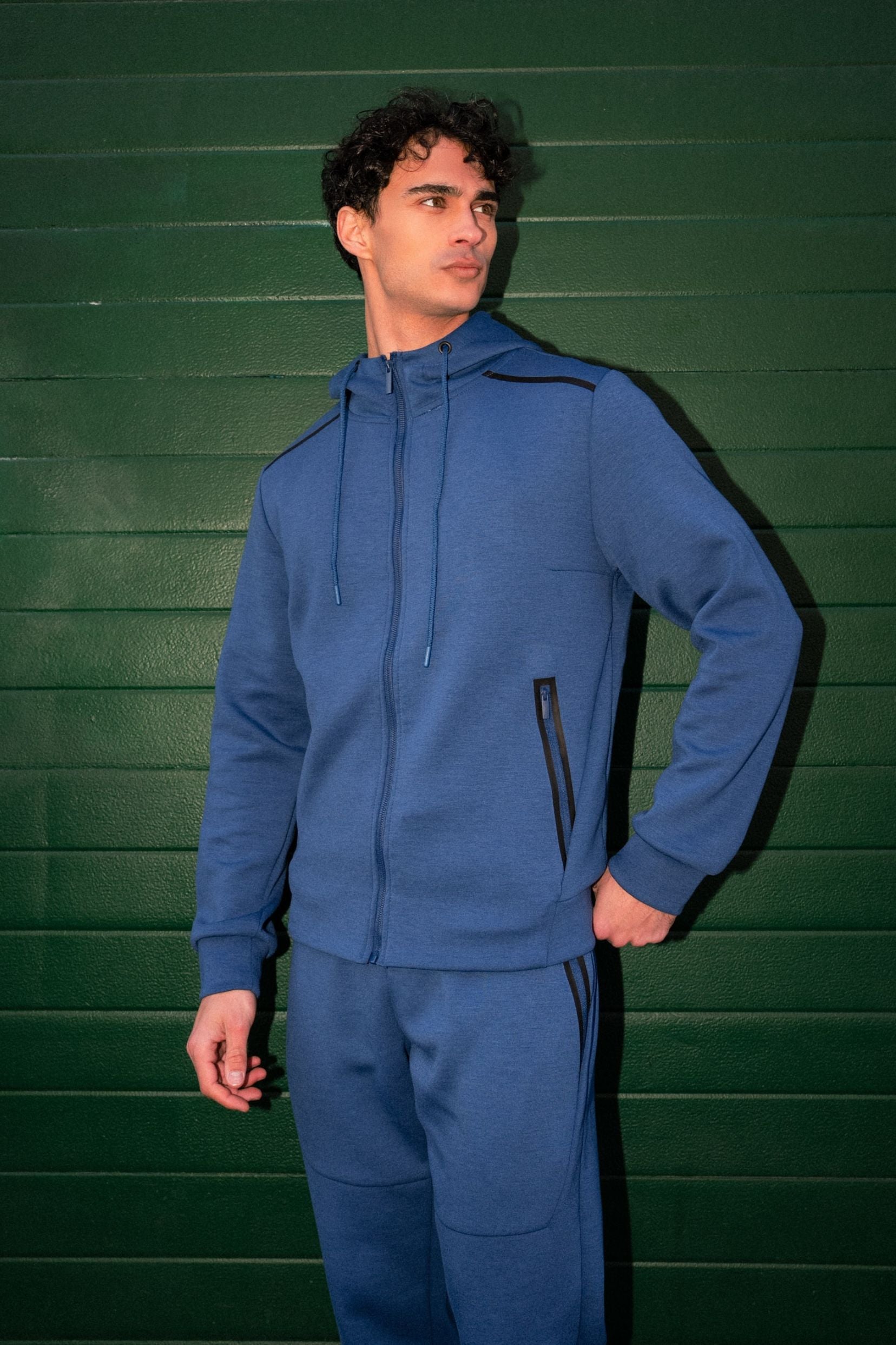 Ensemble jogging Palmeraie - bleu