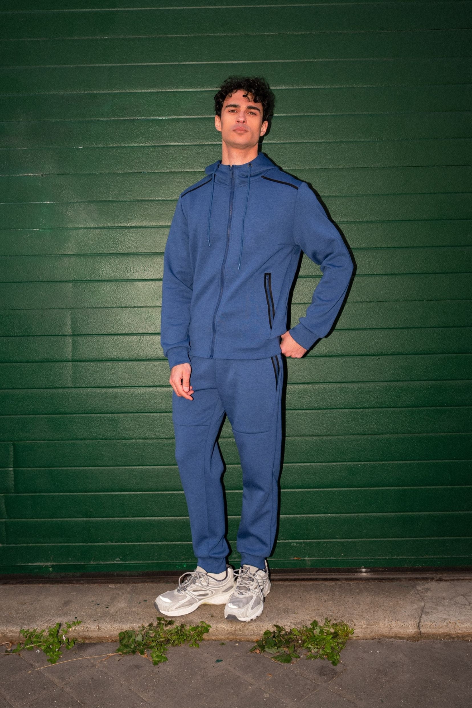 Ensemble jogging Palmeraie - bleu
