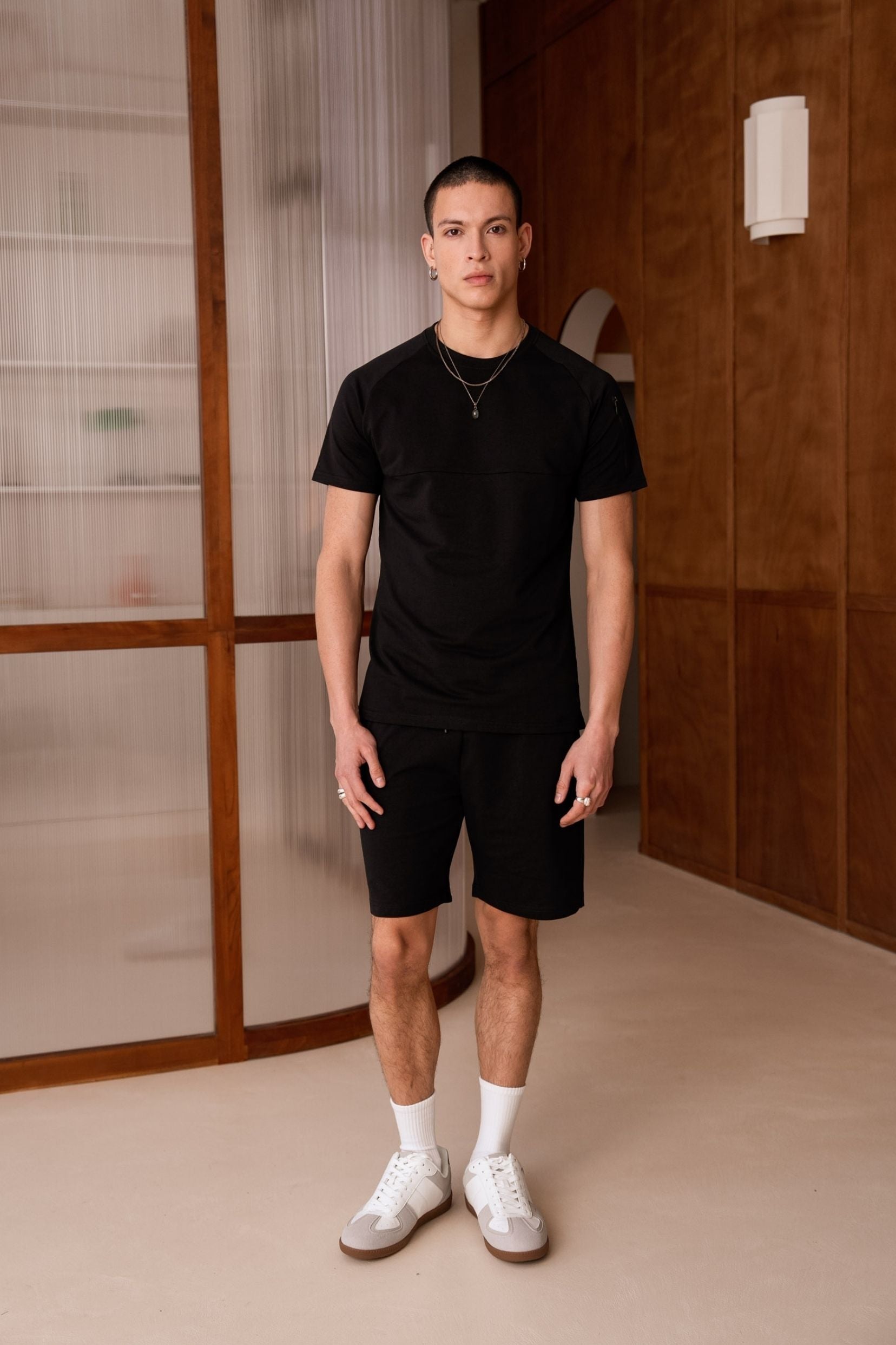 Ensemble tshirt / short Motion - Noir