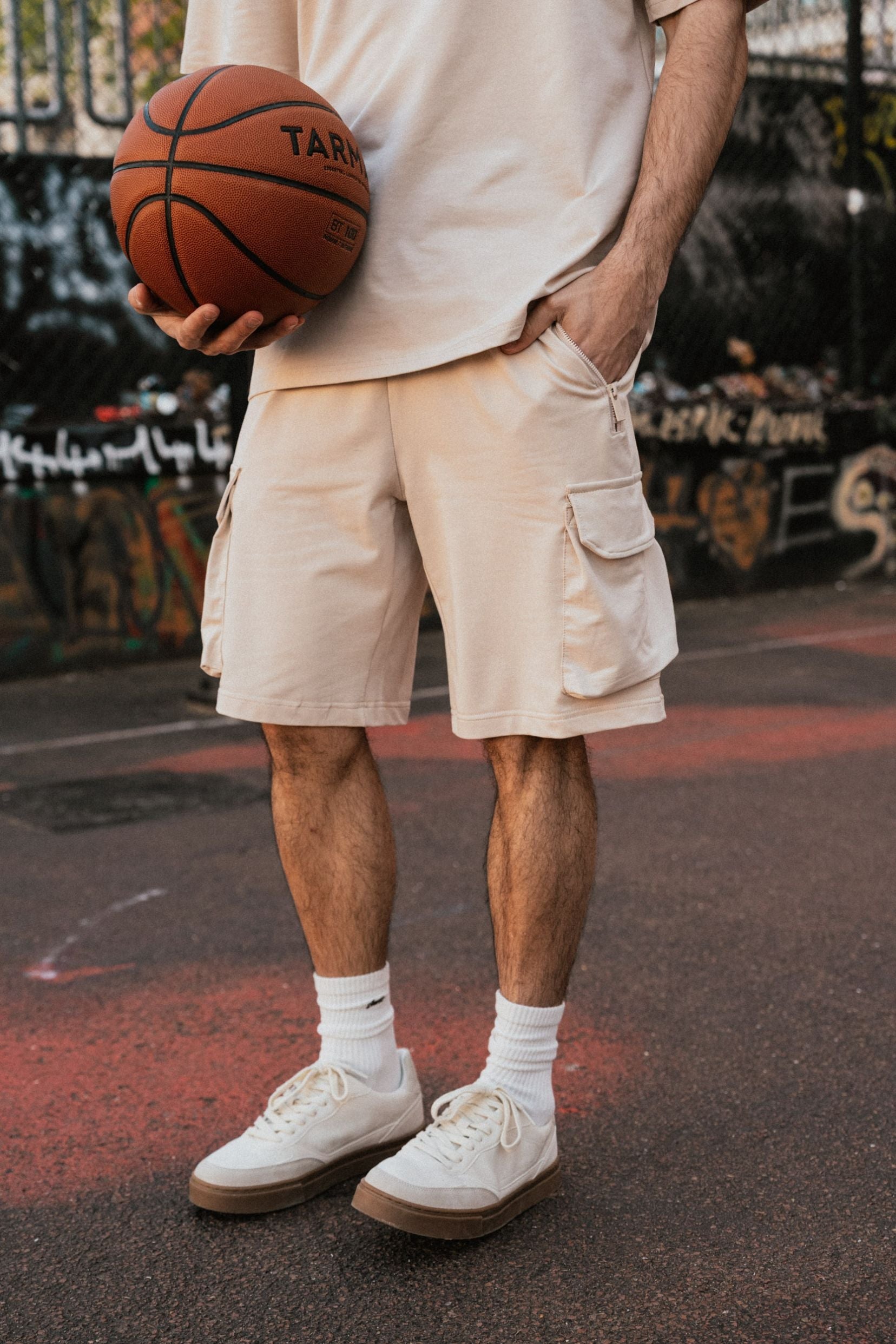 Ensemble tee shirt/short taghazout- beige