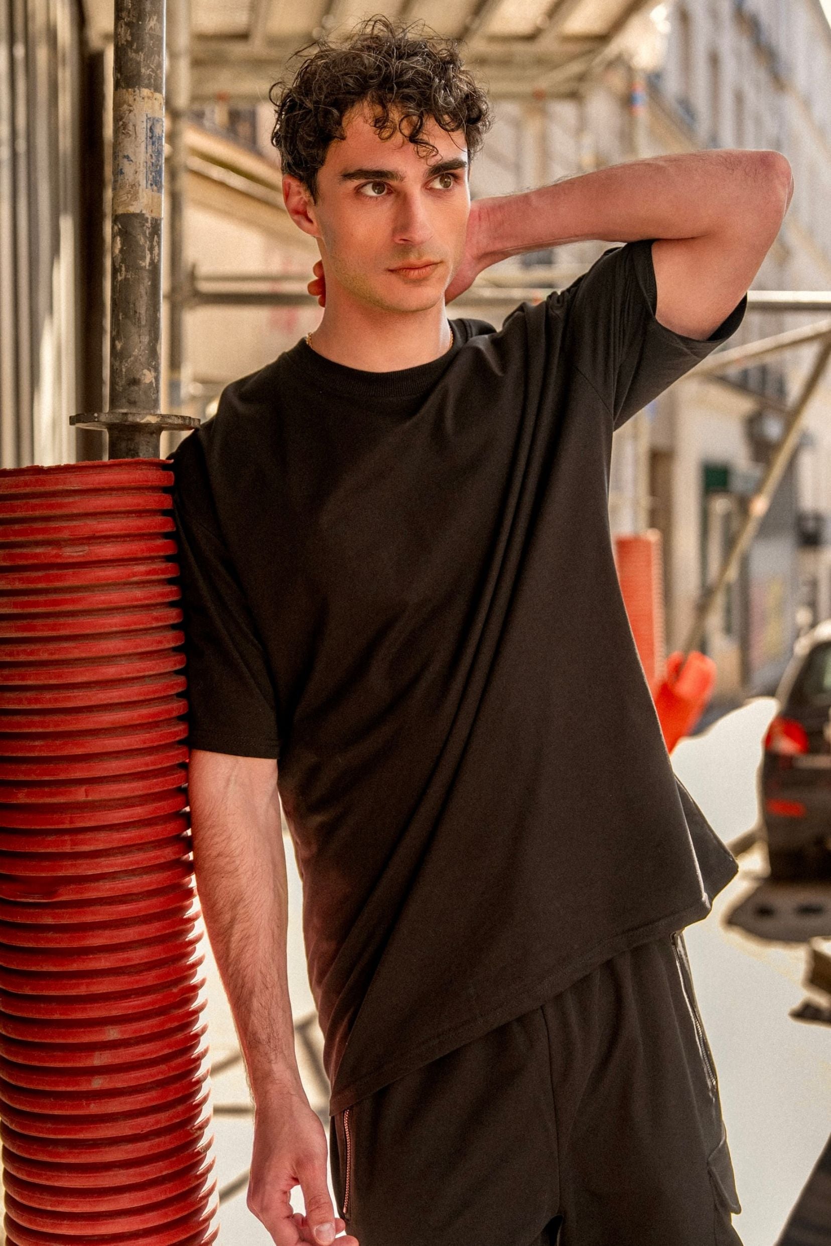 Ensemble tee shirt/short taghazout- noir