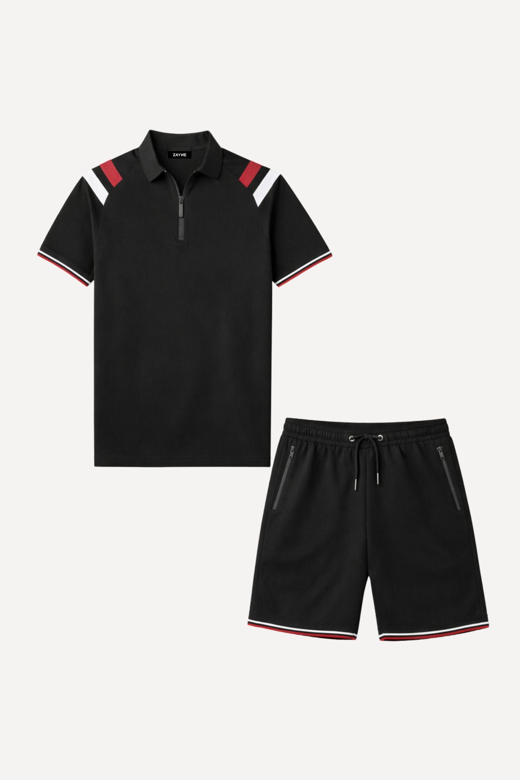 Ensemble tshirt / short Line - noir