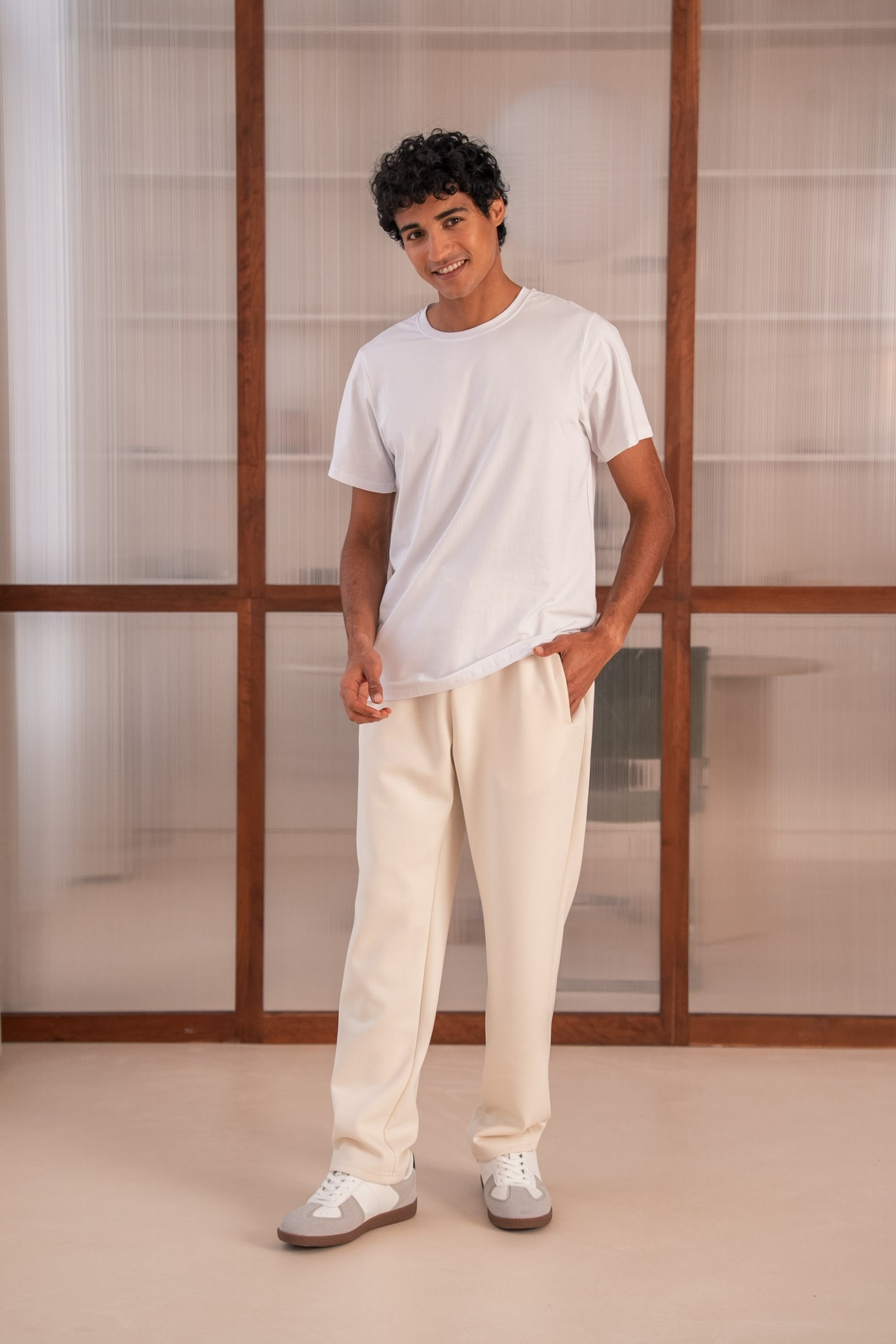 Pantalon Flow - Blanc