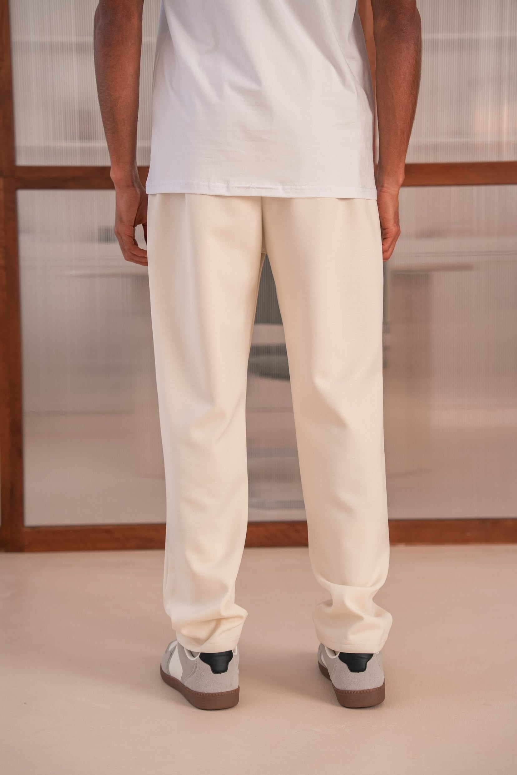 Flow Trousers - White-thumbmail-5