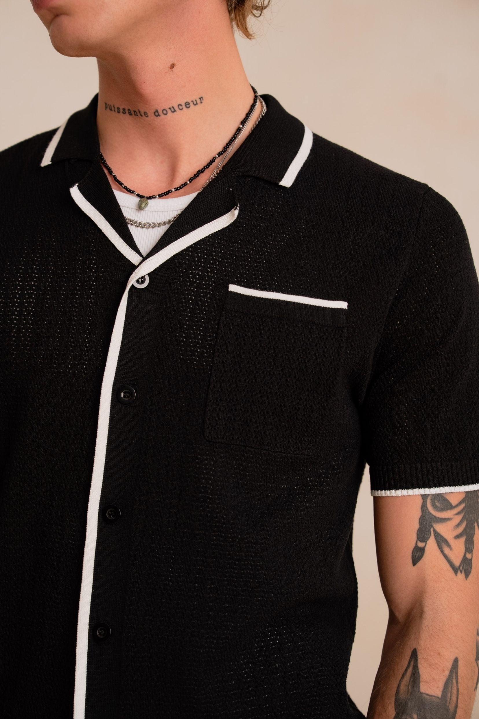 Casablanca shirt - black-thumbmail-3