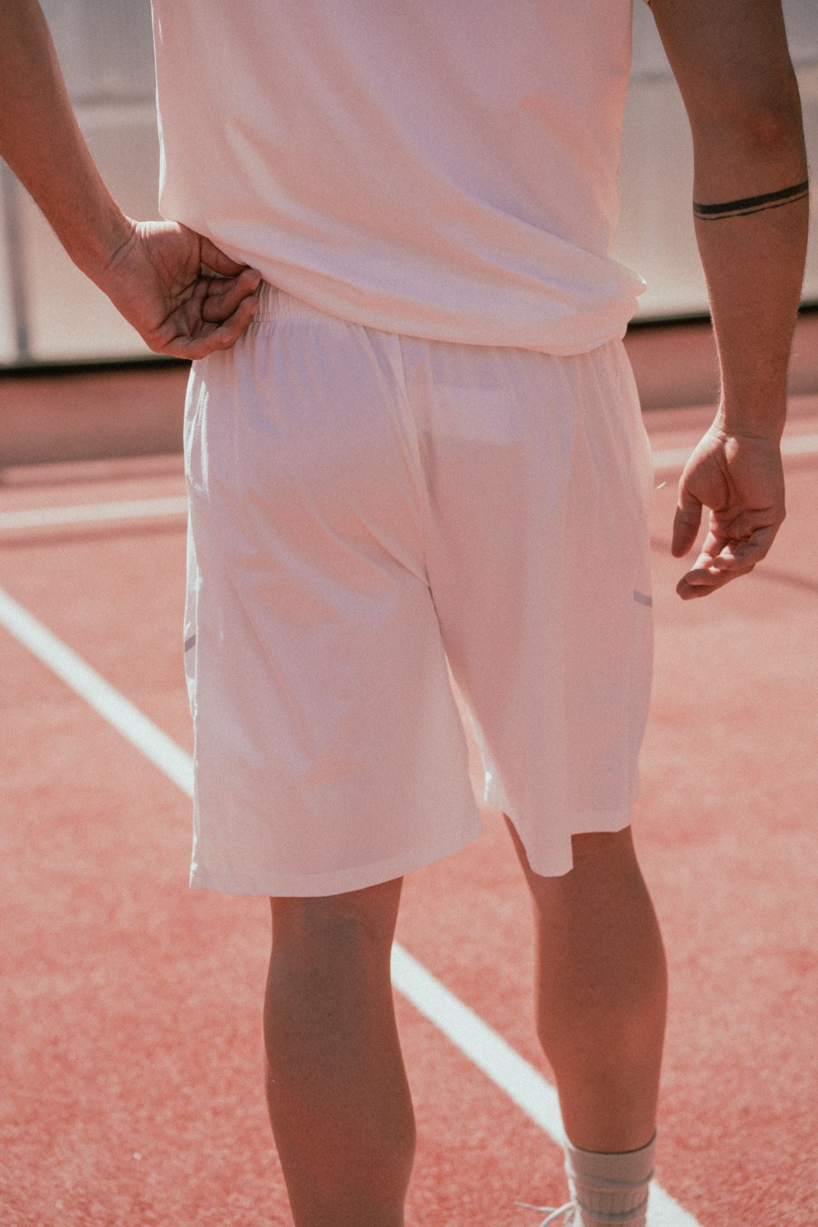 Ensemble tshirt/short Practice - blanc-thumbmail-6