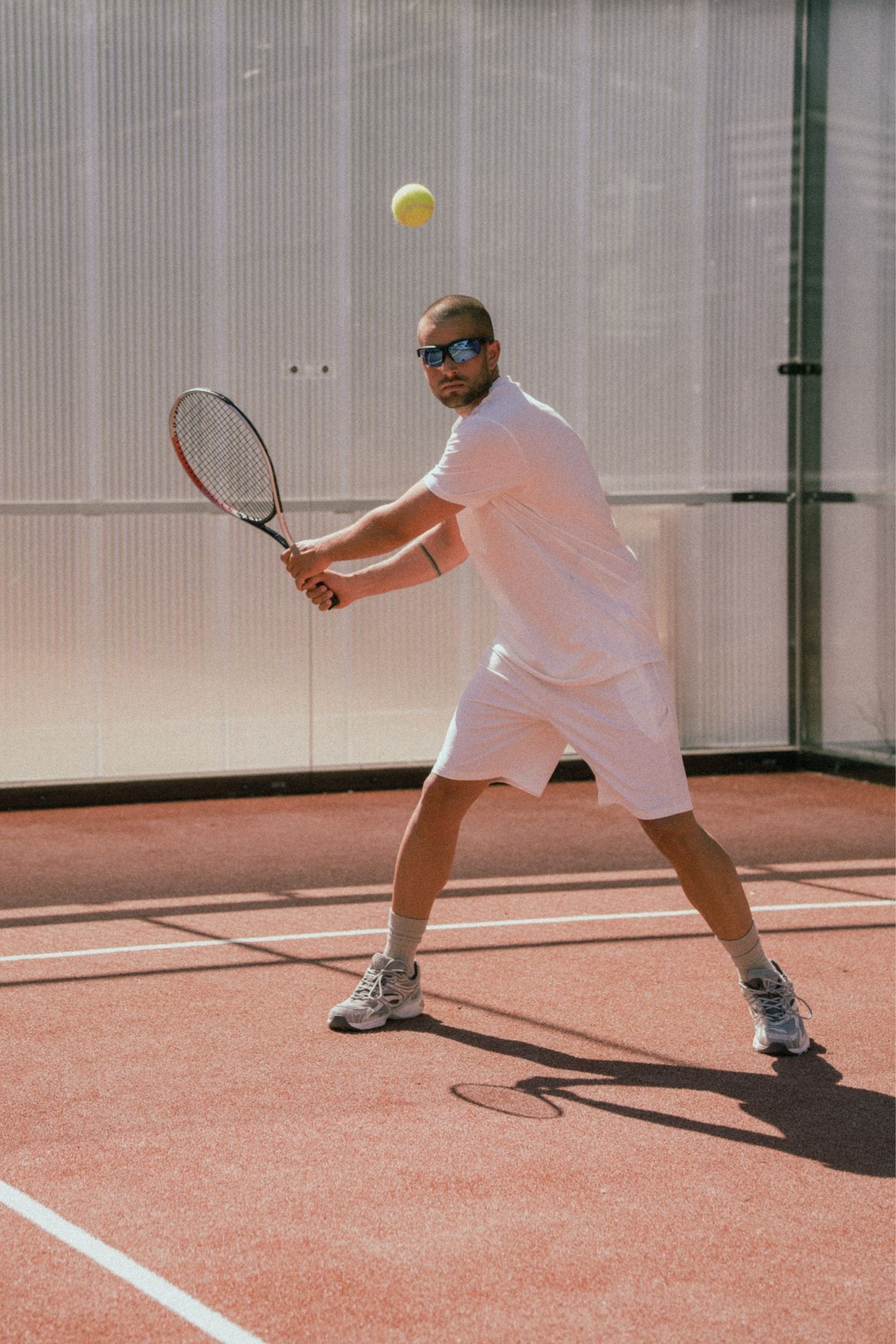Ensemble tshirt/short Practice - blanc-thumbmail-7