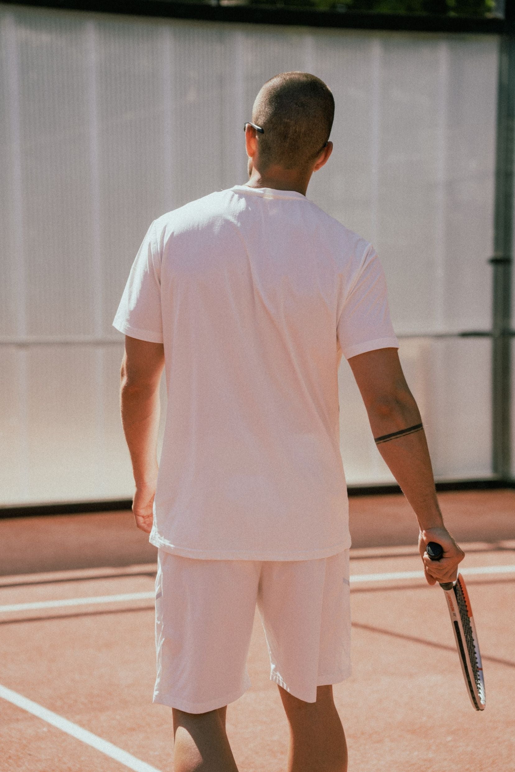 Ensemble tshirt/short Practice - blanc-thumbmail-3