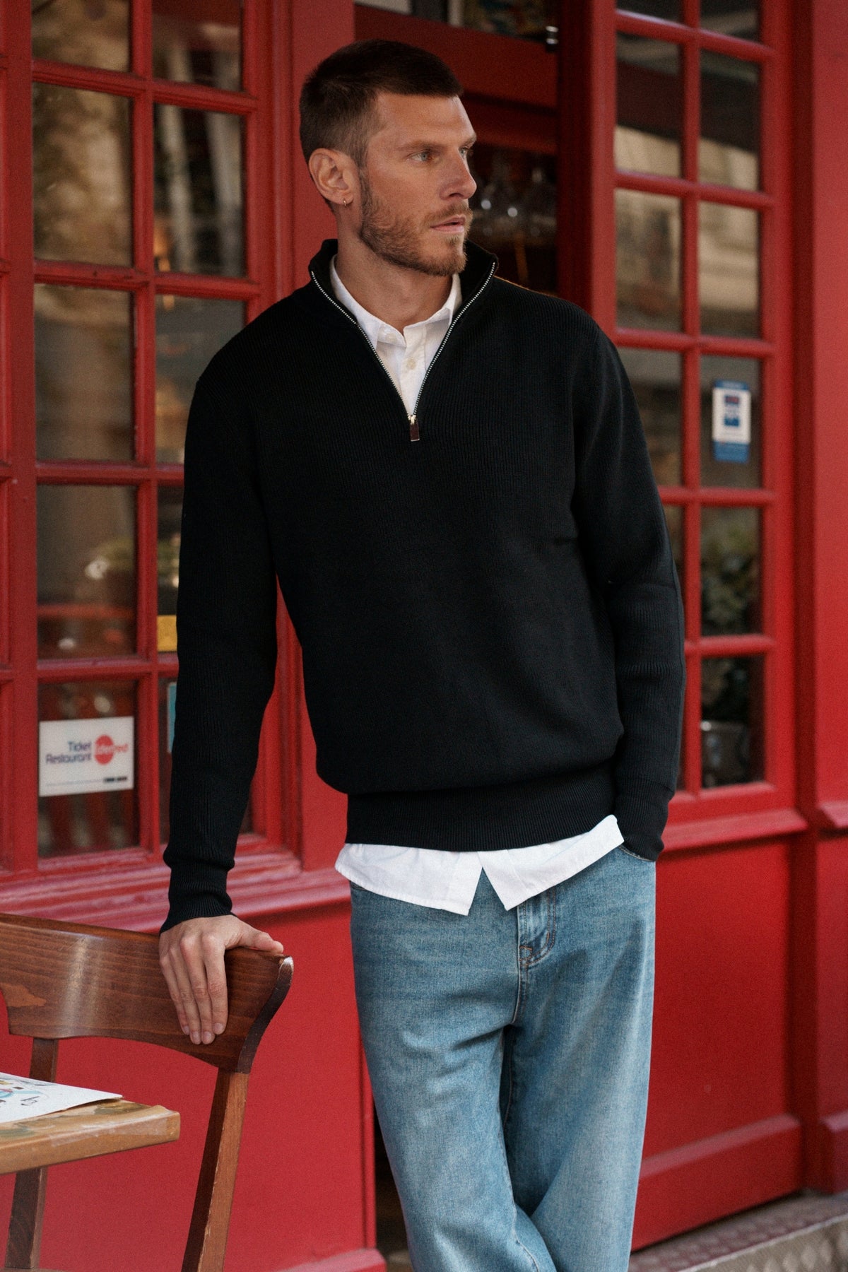 Pull Valentin - noir