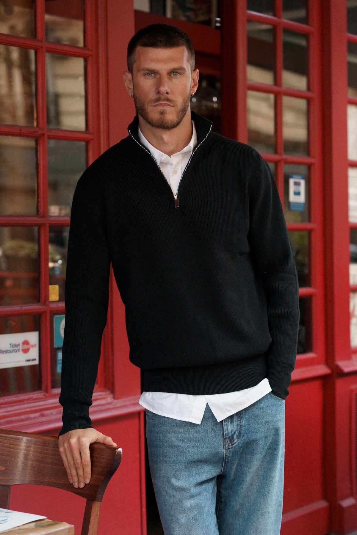 Pull Valentin - noir
