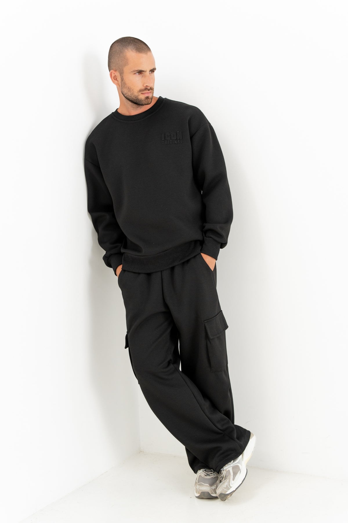 Sweat-shirt ICON Core - noir-thumbmail-3