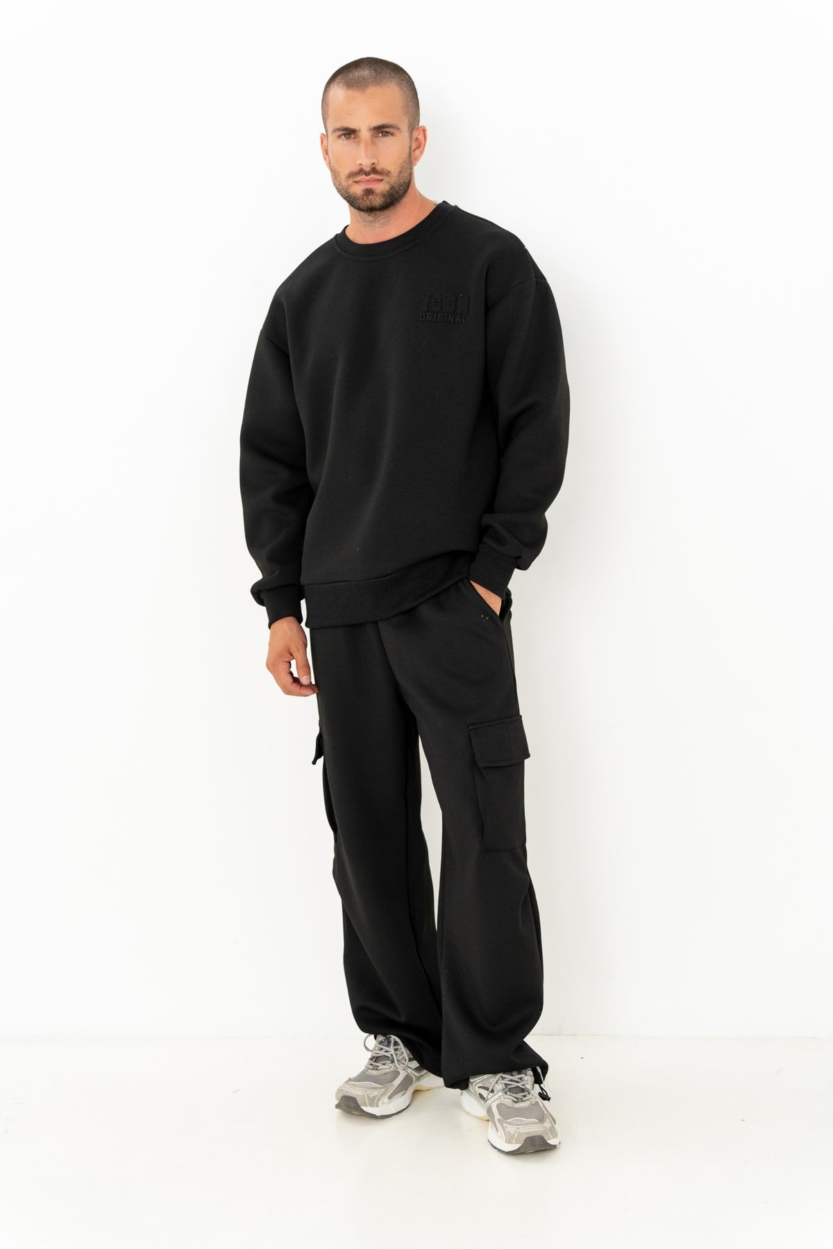 Sweat-shirt ICON Core - noir-thumbmail-5
