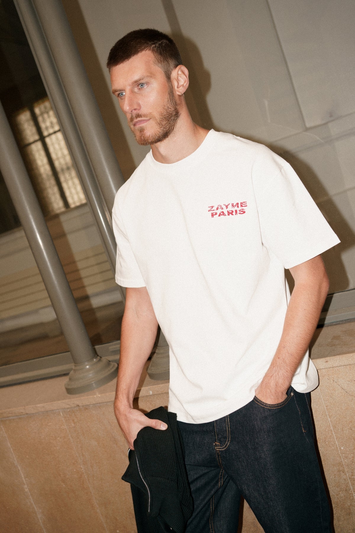 T-shirt Adrien « Chase the Flow » - blanc-thumbmail-5