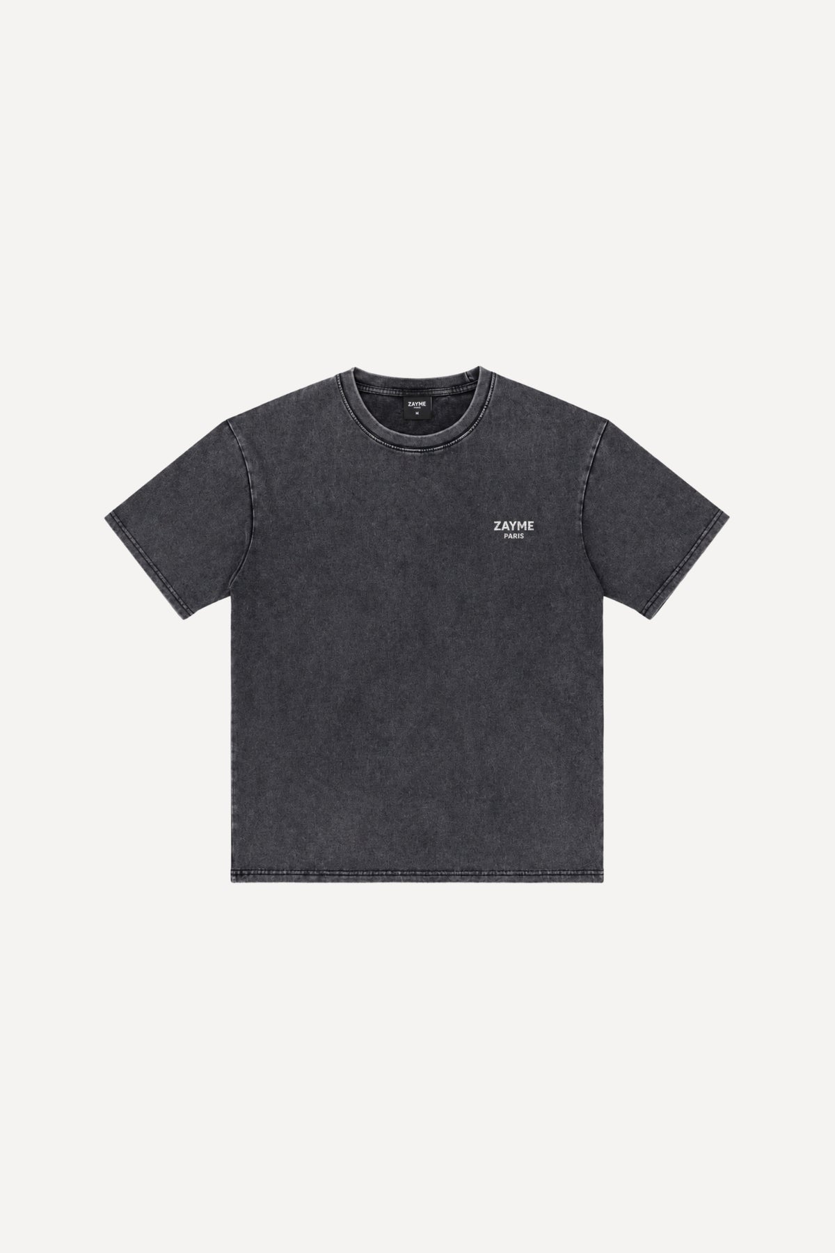 T-shirt Adrien « Chase the Flow » - gris délavé