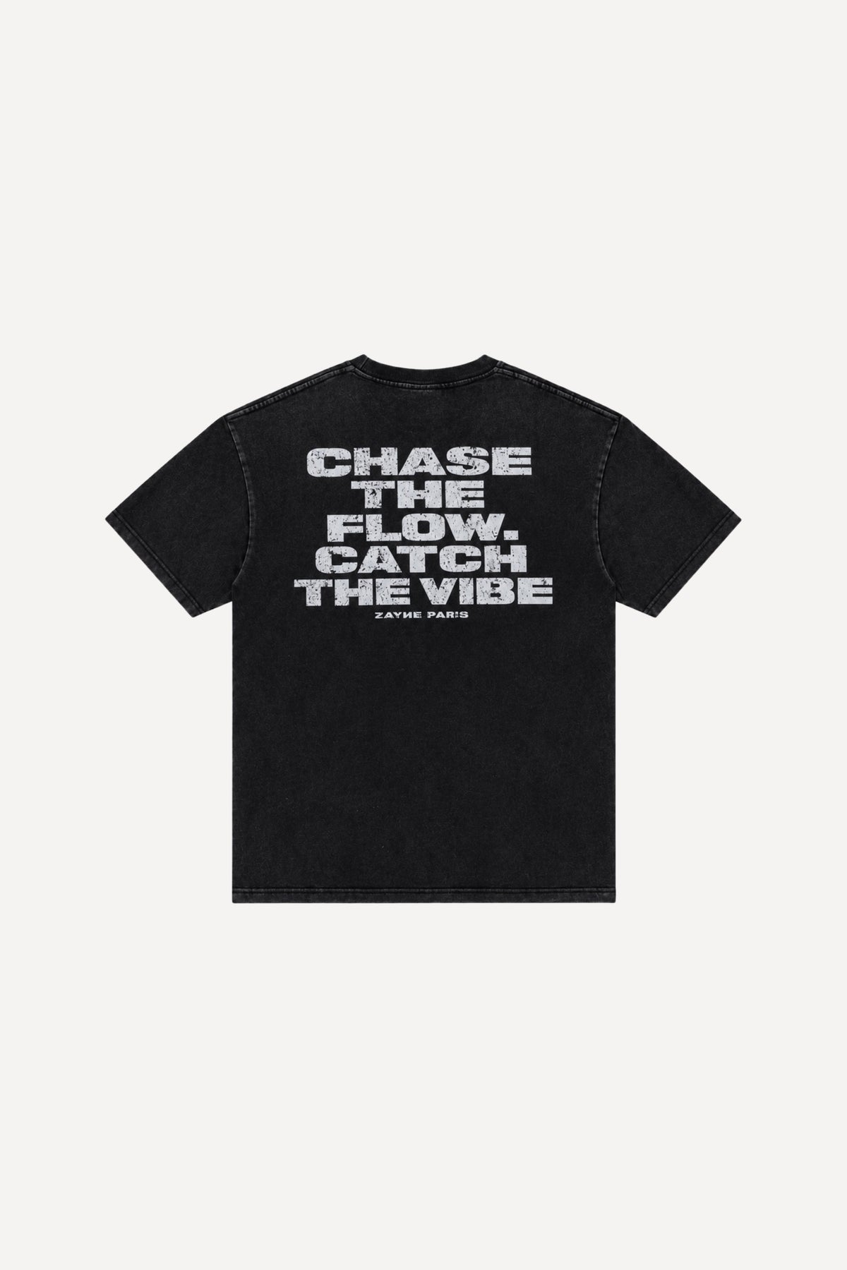T-shirt Adrien « Chase the Flow » - noir