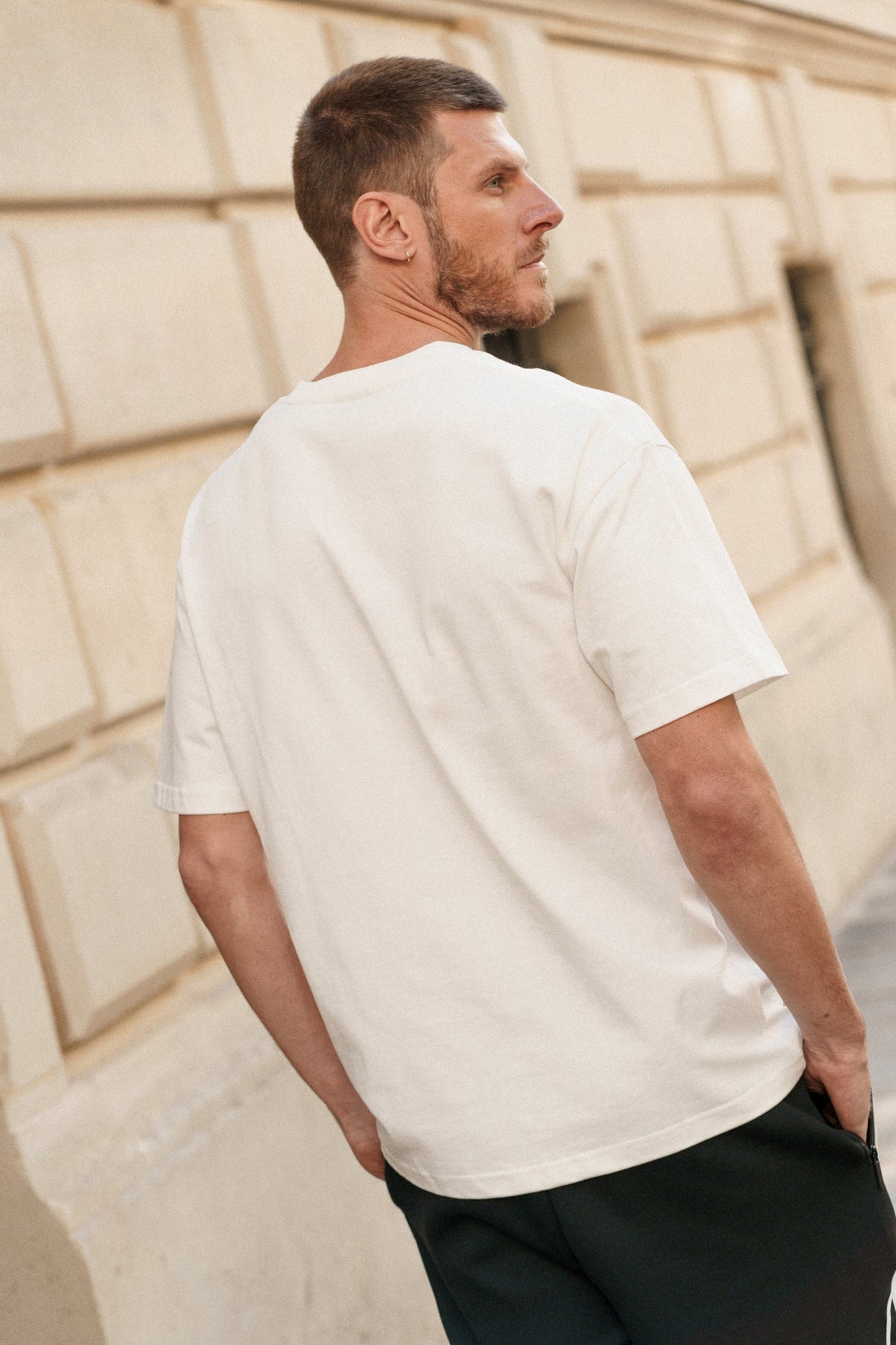T-shirt Alban « Zayne Club » - écru-thumbmail-4