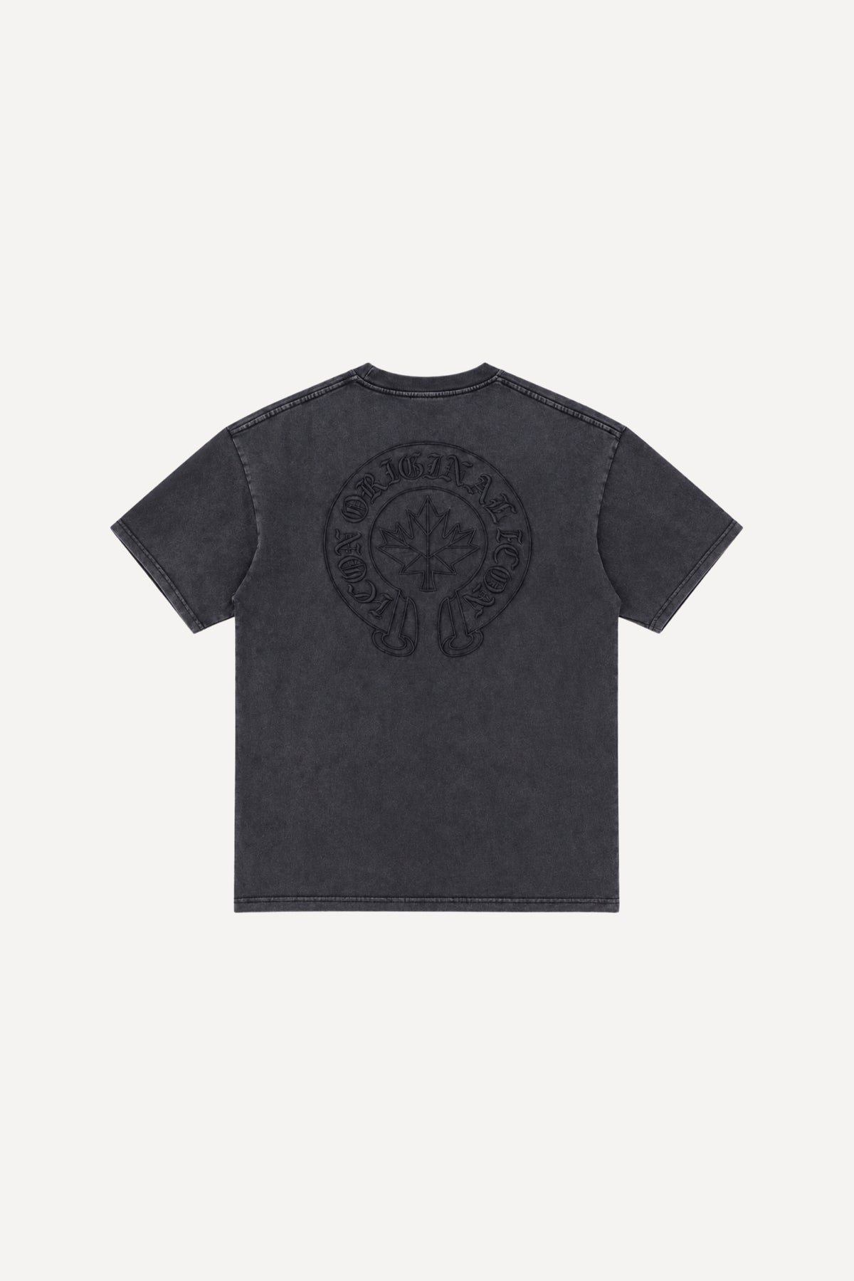 T-shirt ICON Basile - noir délavé-thumbmail-7