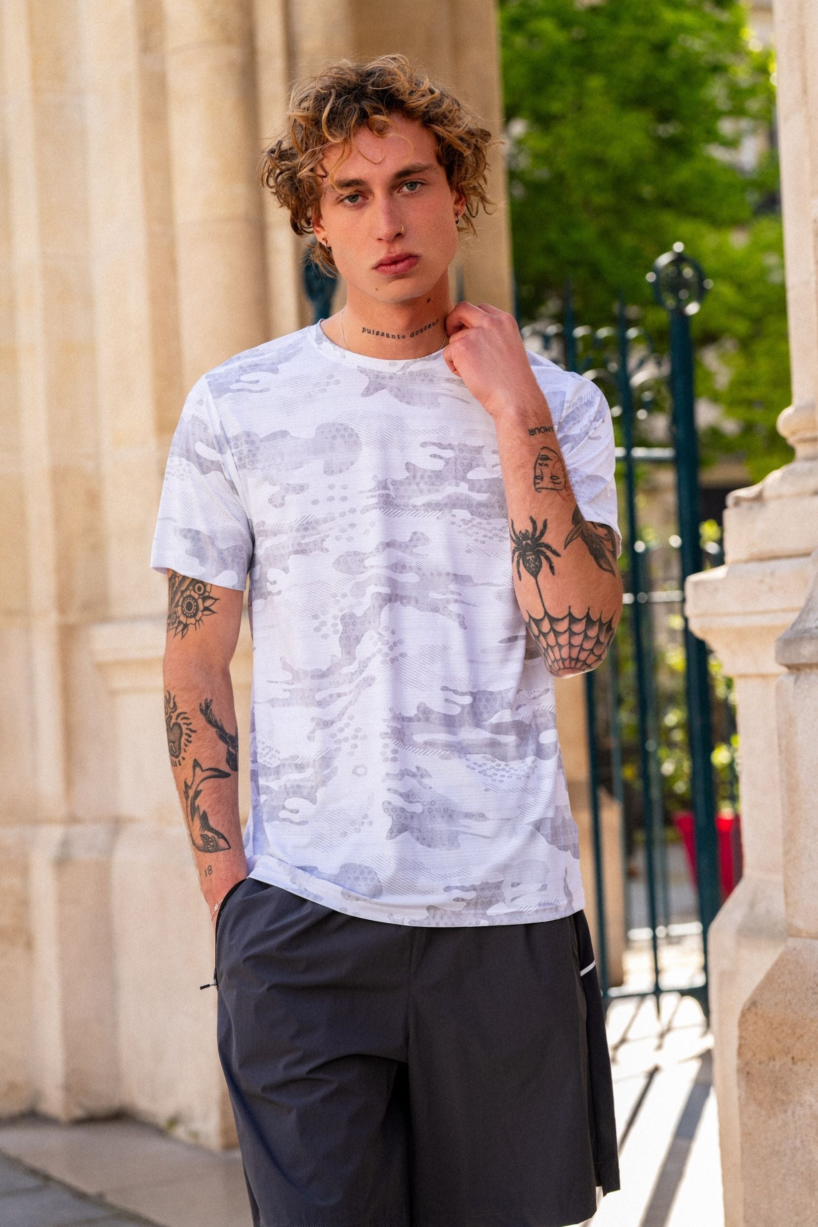 T-shirt sport Lagune - blanc