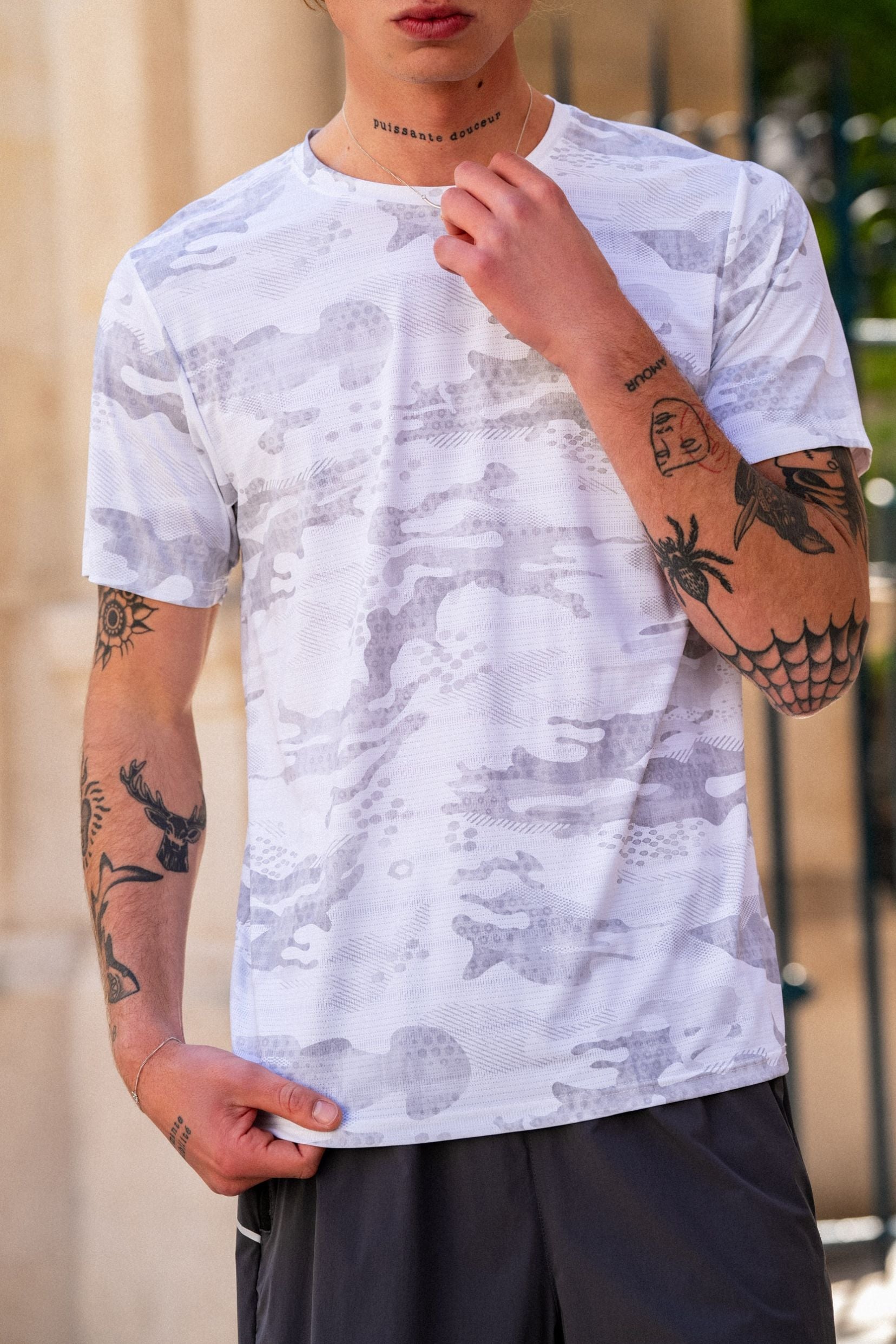 T-shirt sport Lagune - blanc