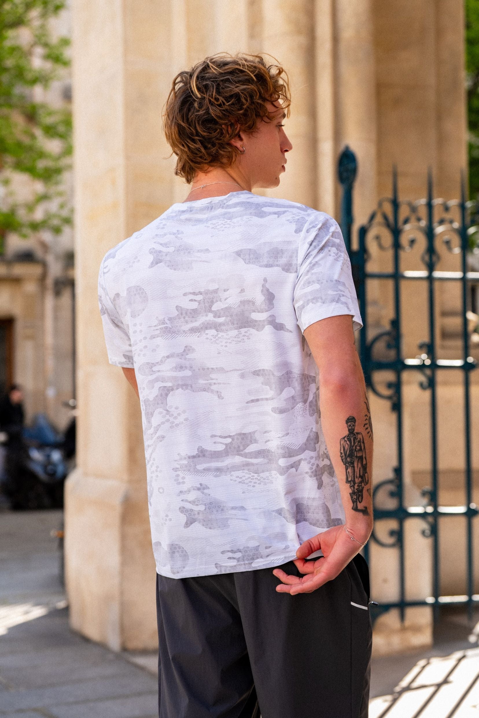 T-shirt sport Lagune - blanc-thumbmail-3