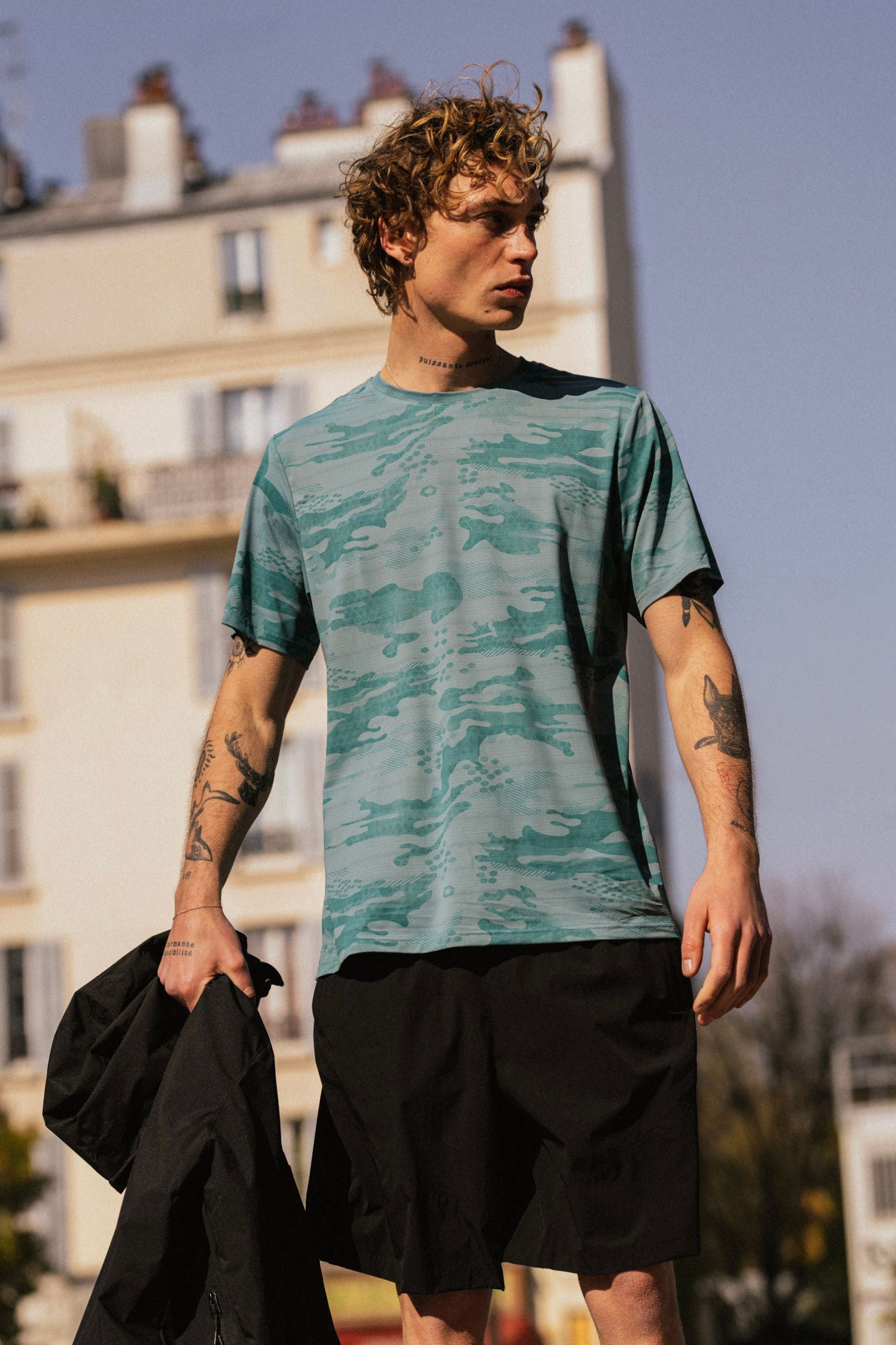 T-shirt sport Lagune - bleu