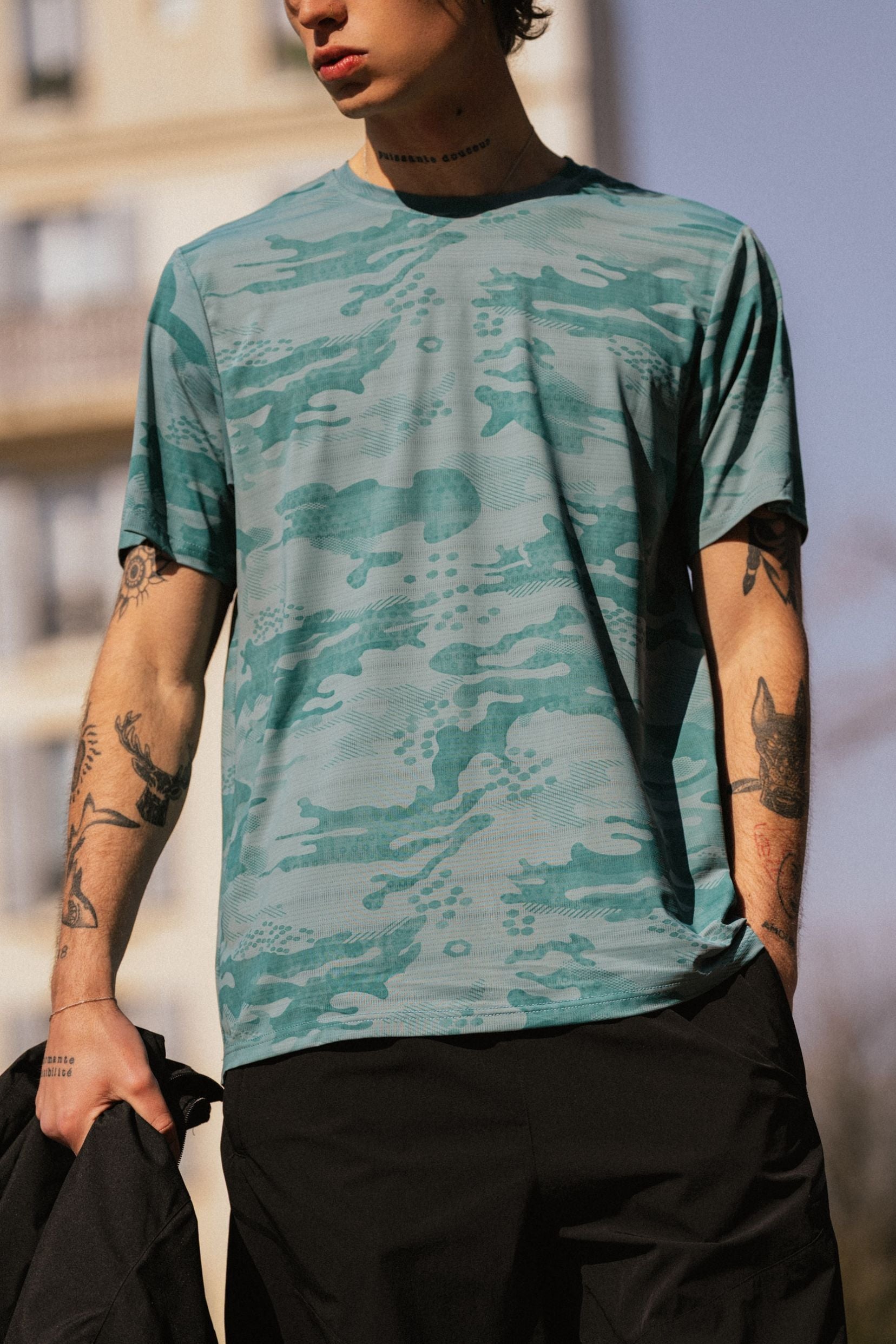 T-shirt sport Lagune - bleu