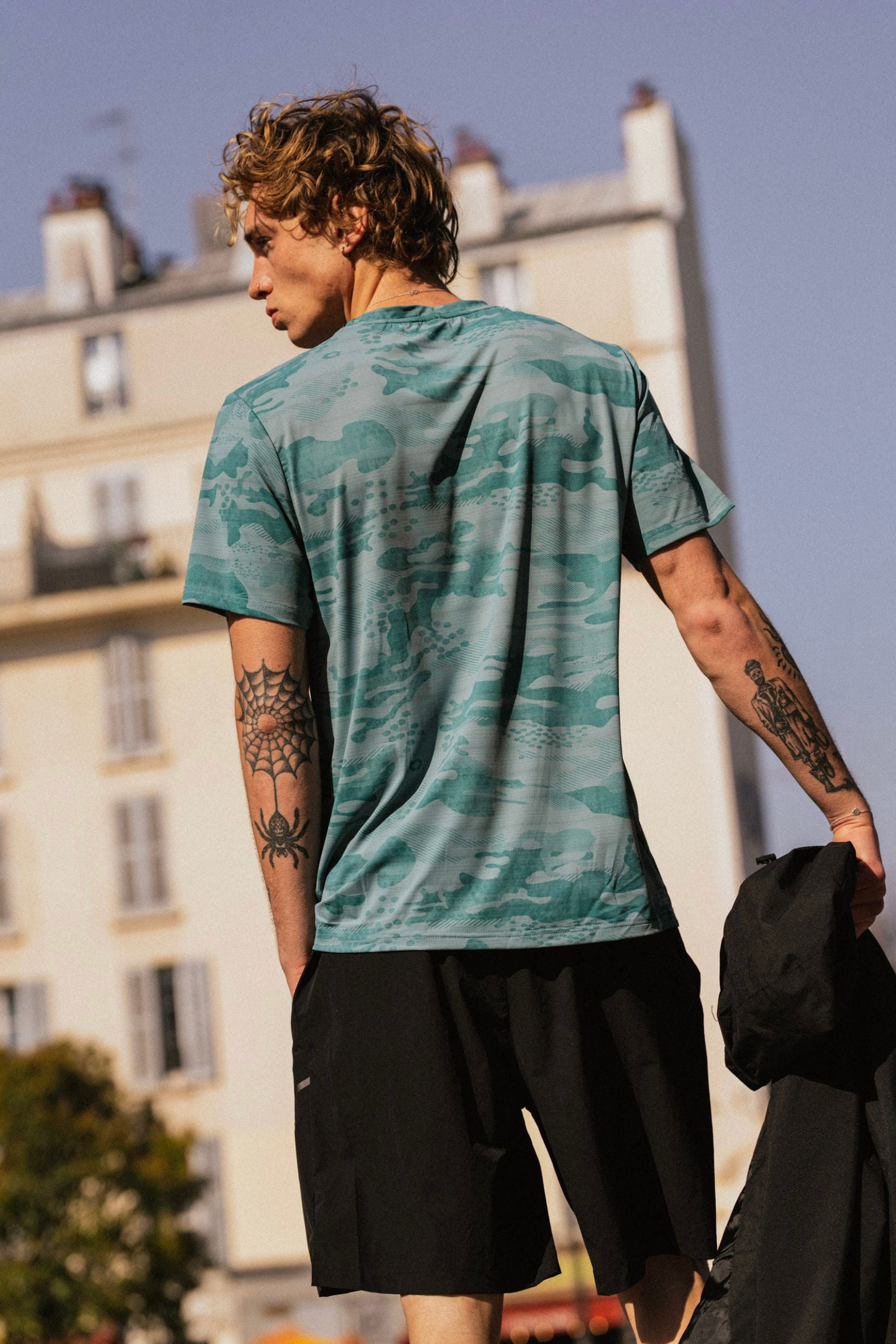 T-shirt sport Lagune - bleu-thumbmail-3