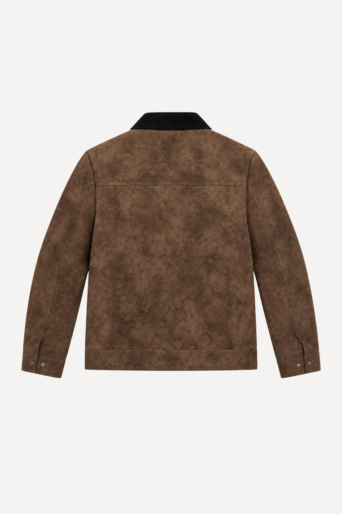 Veste Naël - marron / col noir-thumbmail-11