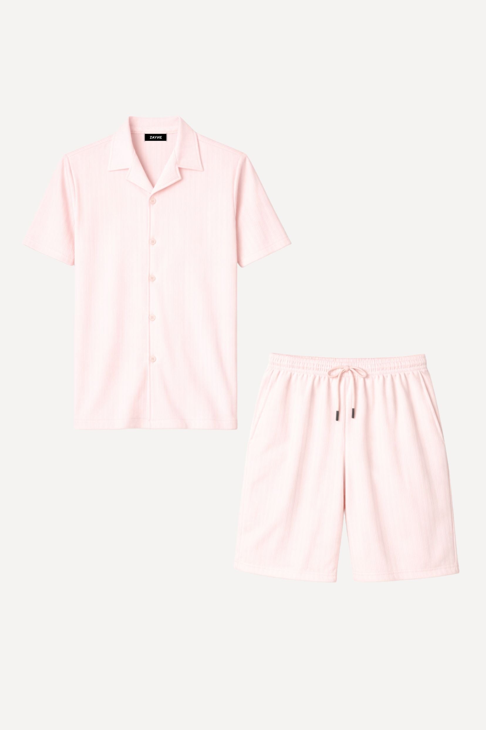 Ensemble chemise / short Breath - Rose pâle-thumbmail-6