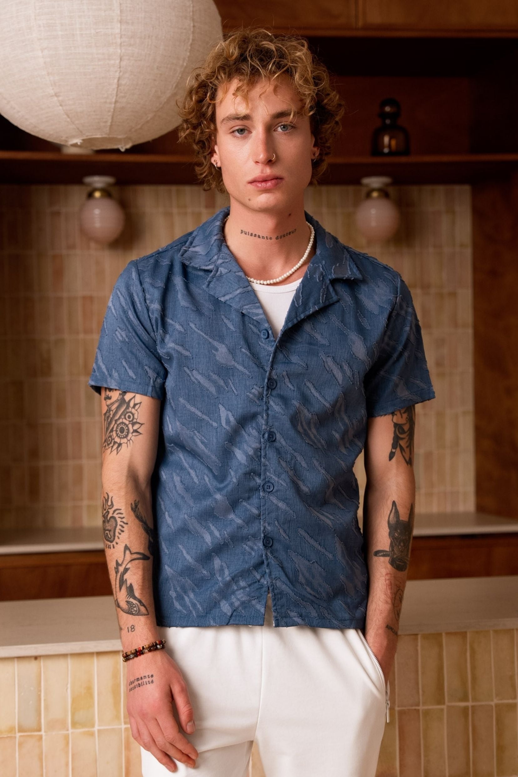 Chemise Essaouira - bleu