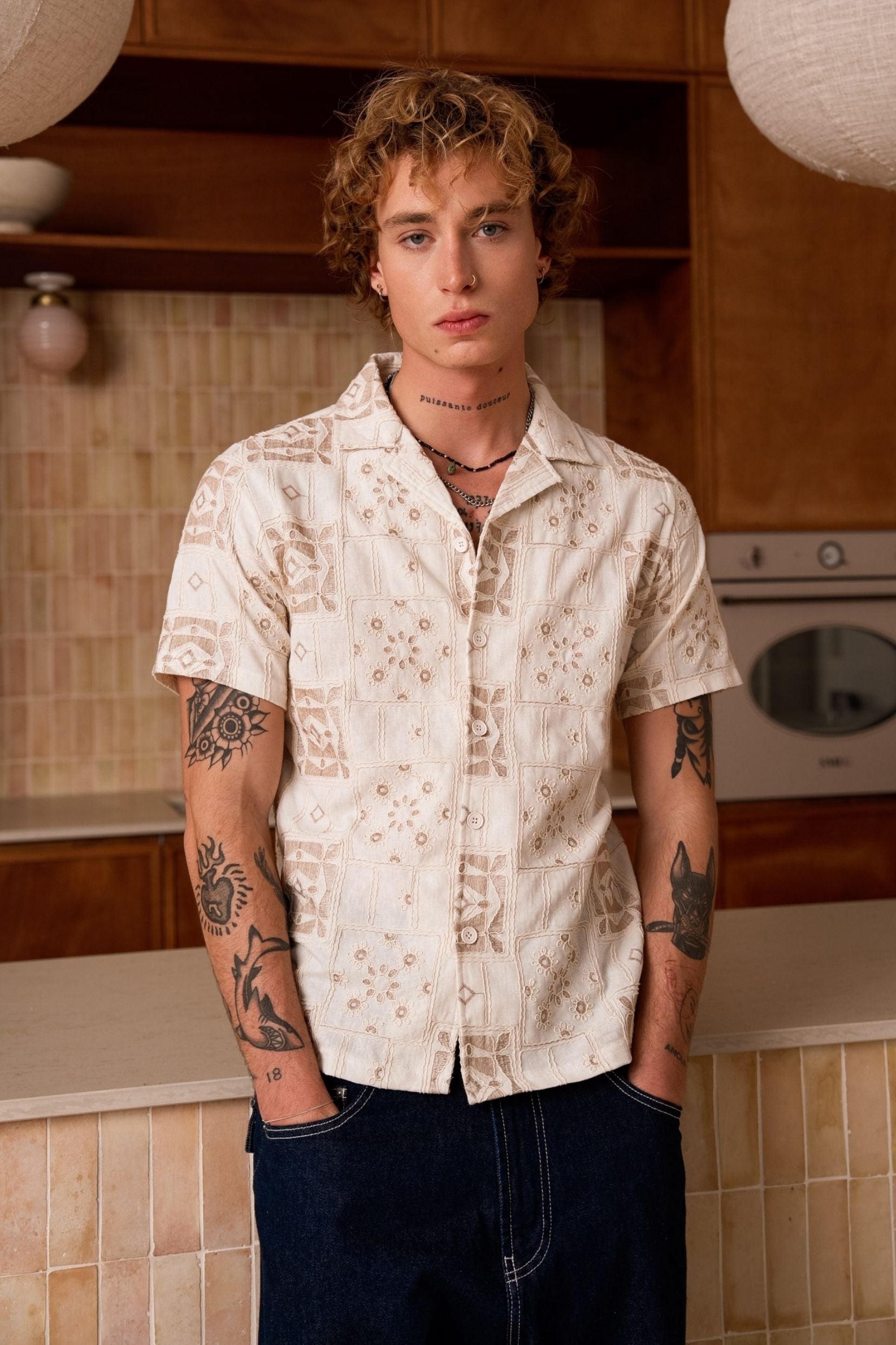 Chemise Lombok - crème