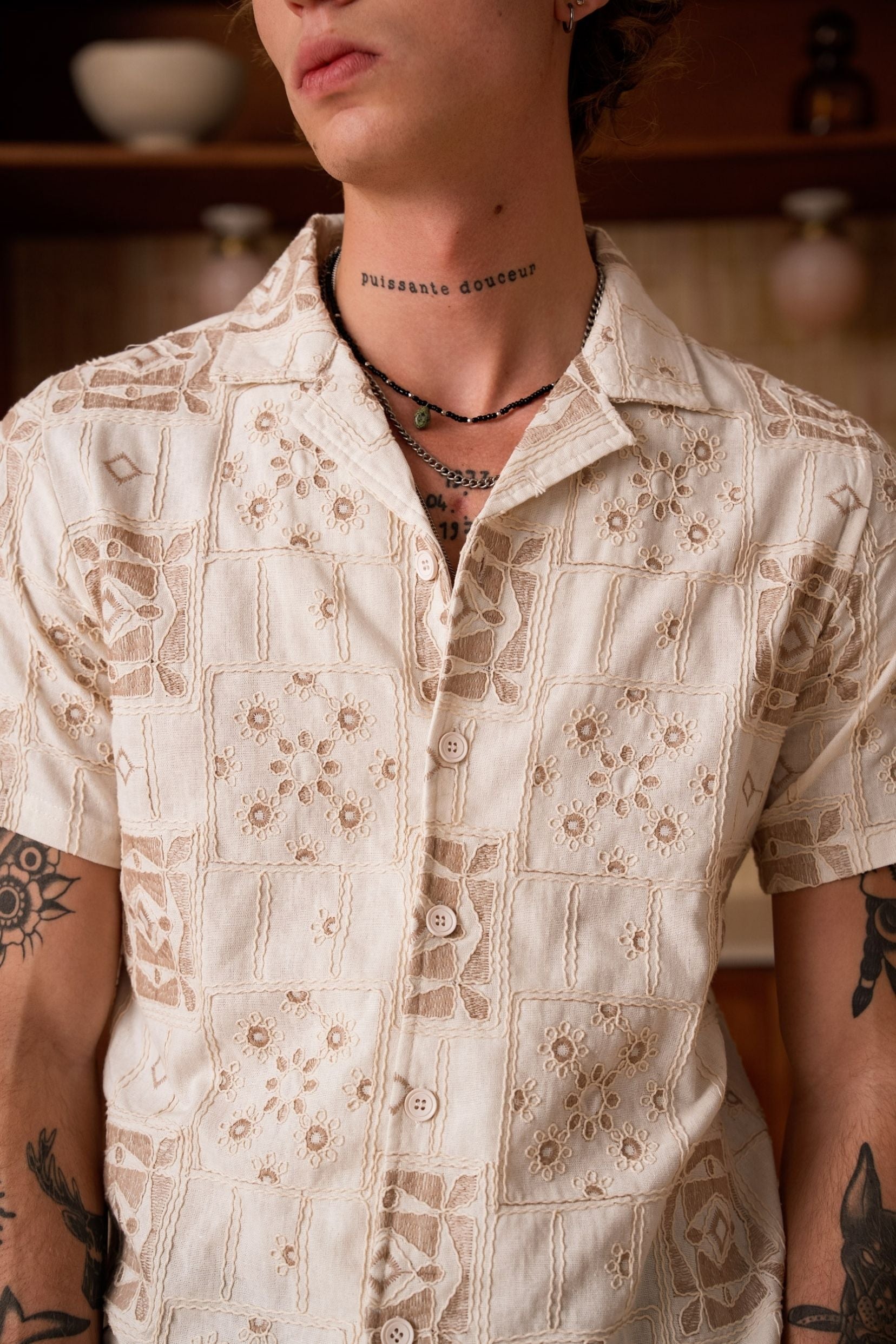 Chemise Lombok - crème