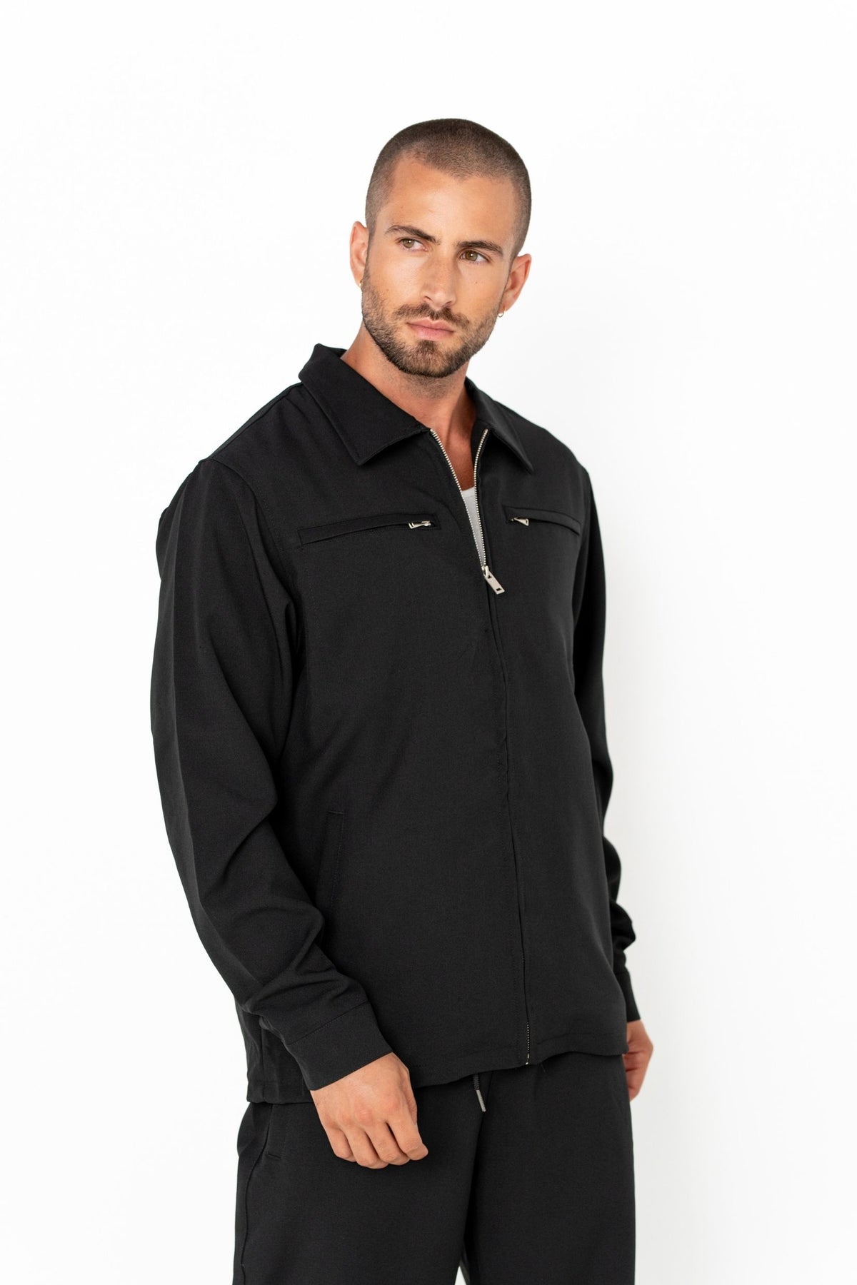 Ensemble veste pantalon Monaco noir homme – Zayne Paris, photo 7