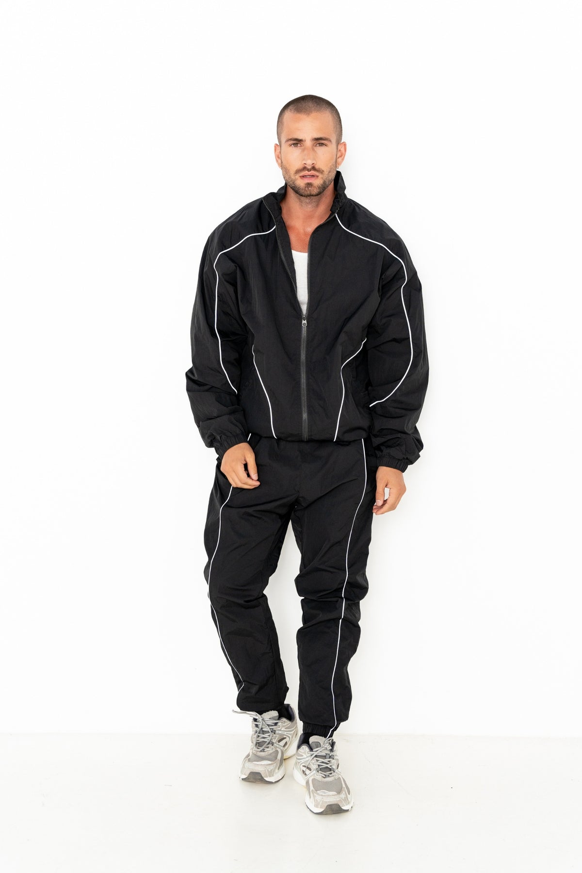 Ensemble survêtement Trajectoire noir homme – Zayne Paris