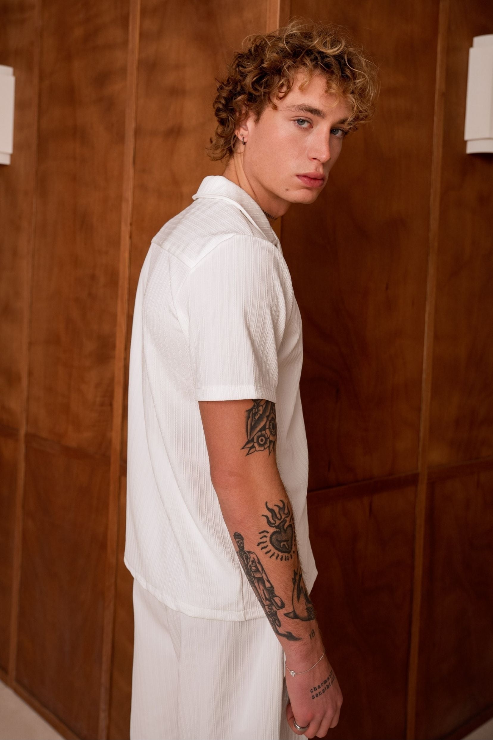 Ensemble chemise / short Breath - Blanc-thumbmail-4