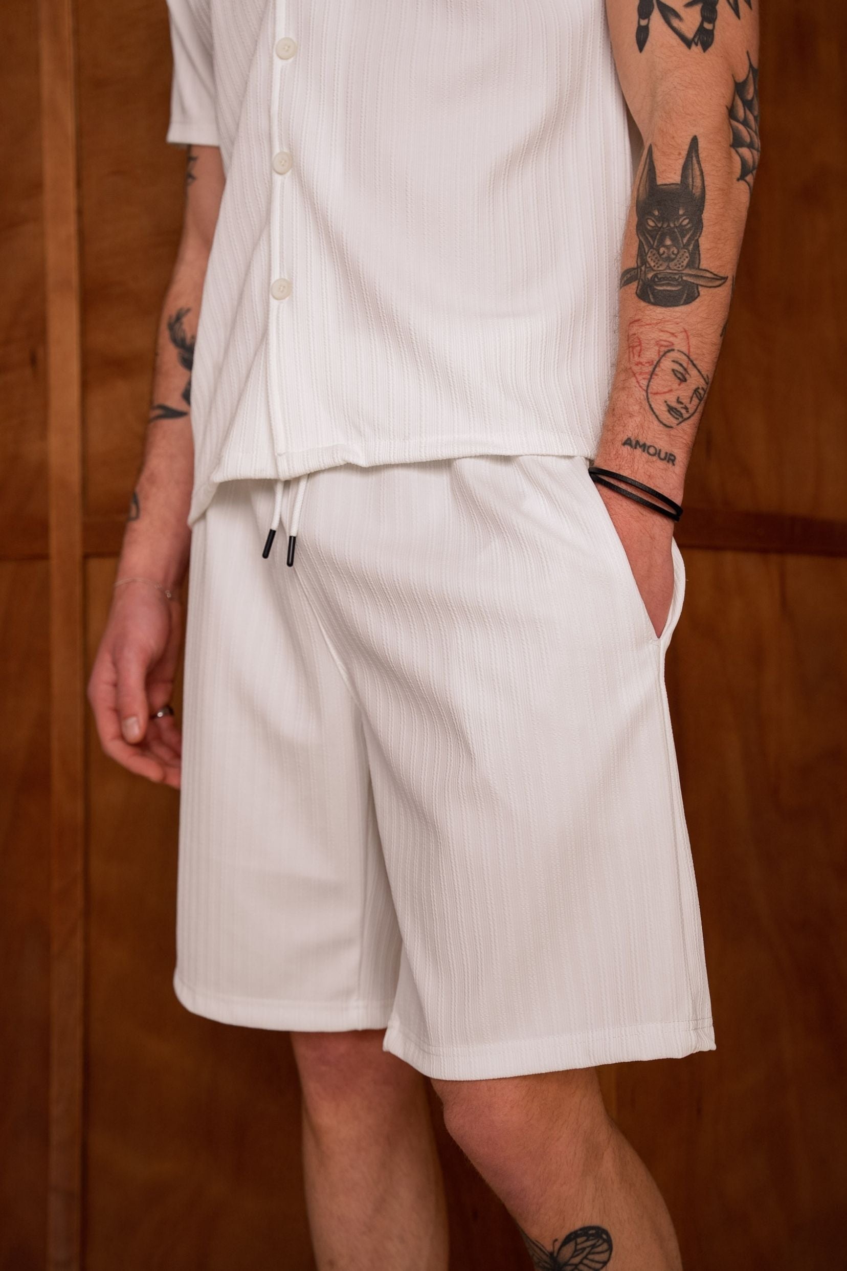 Ensemble chemise / short Breath - Blanc-thumbmail-5