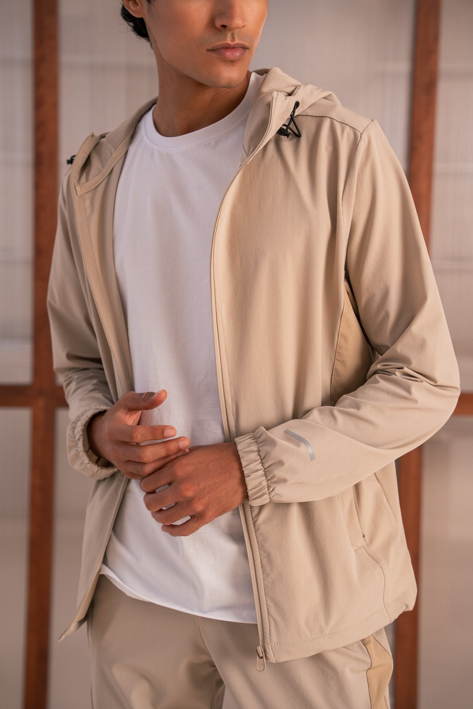 Ensemble jogging Active - Beige-thumbmail-3