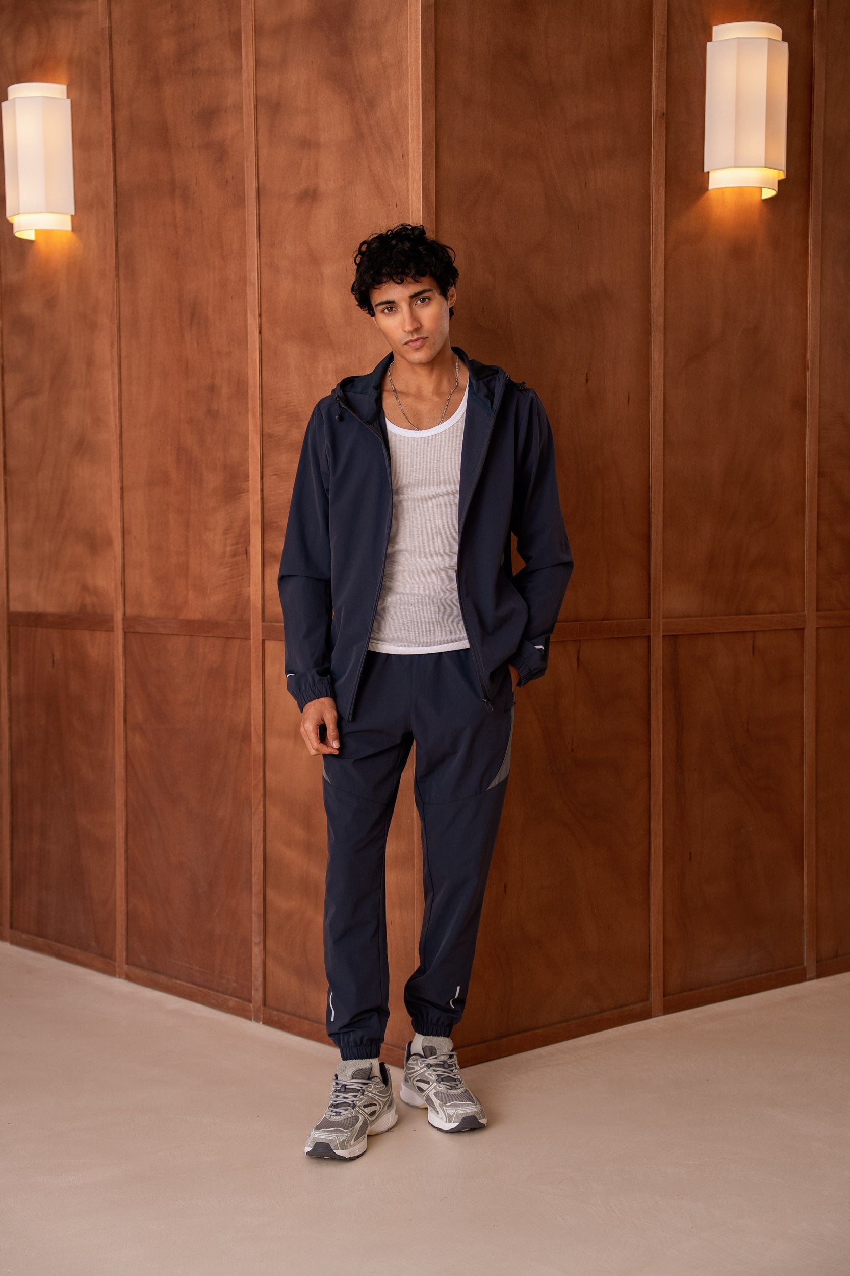 Ensemble jogging Active - Bleu marine