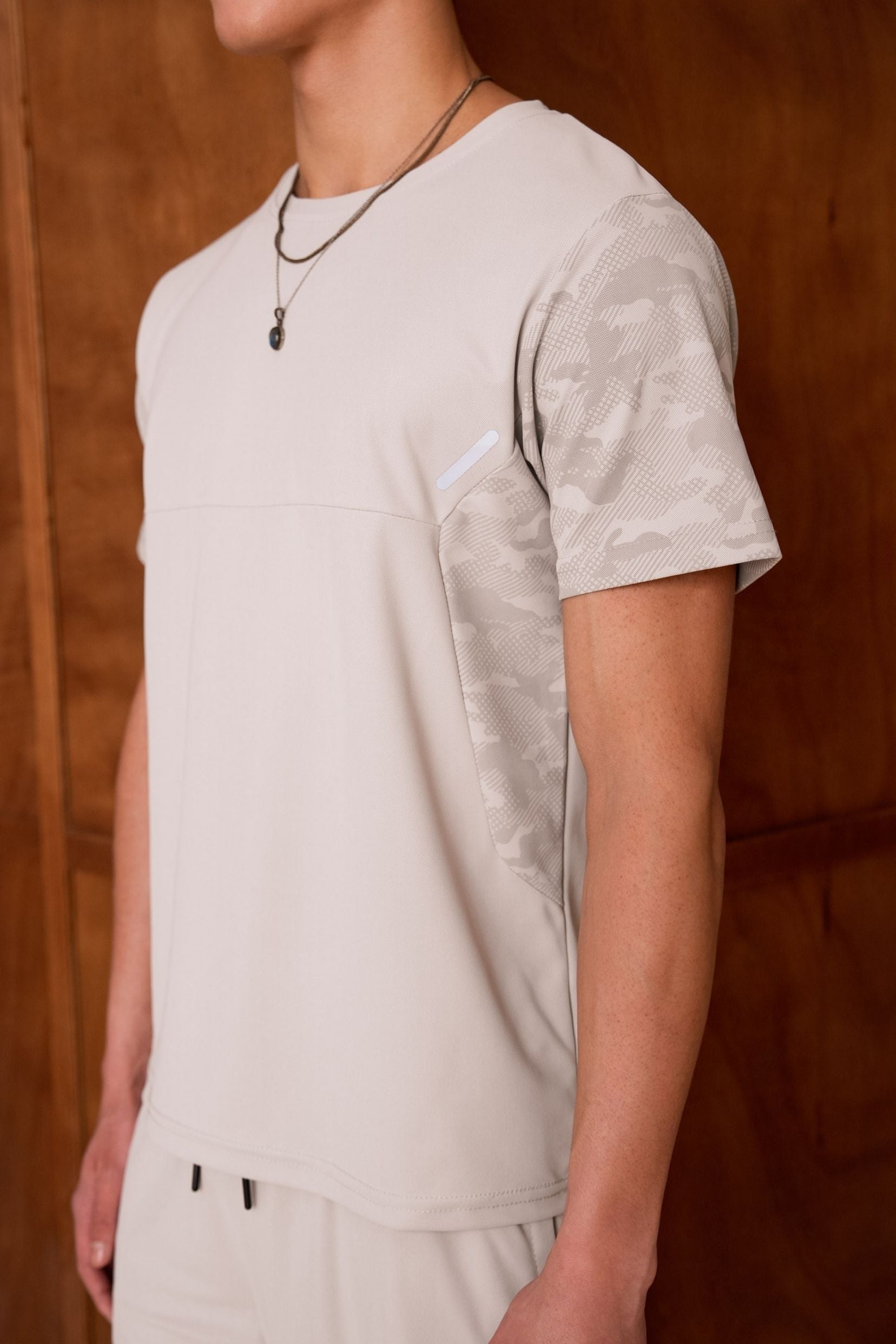Ensemble tshirt / short Start - Gris-thumbmail-4