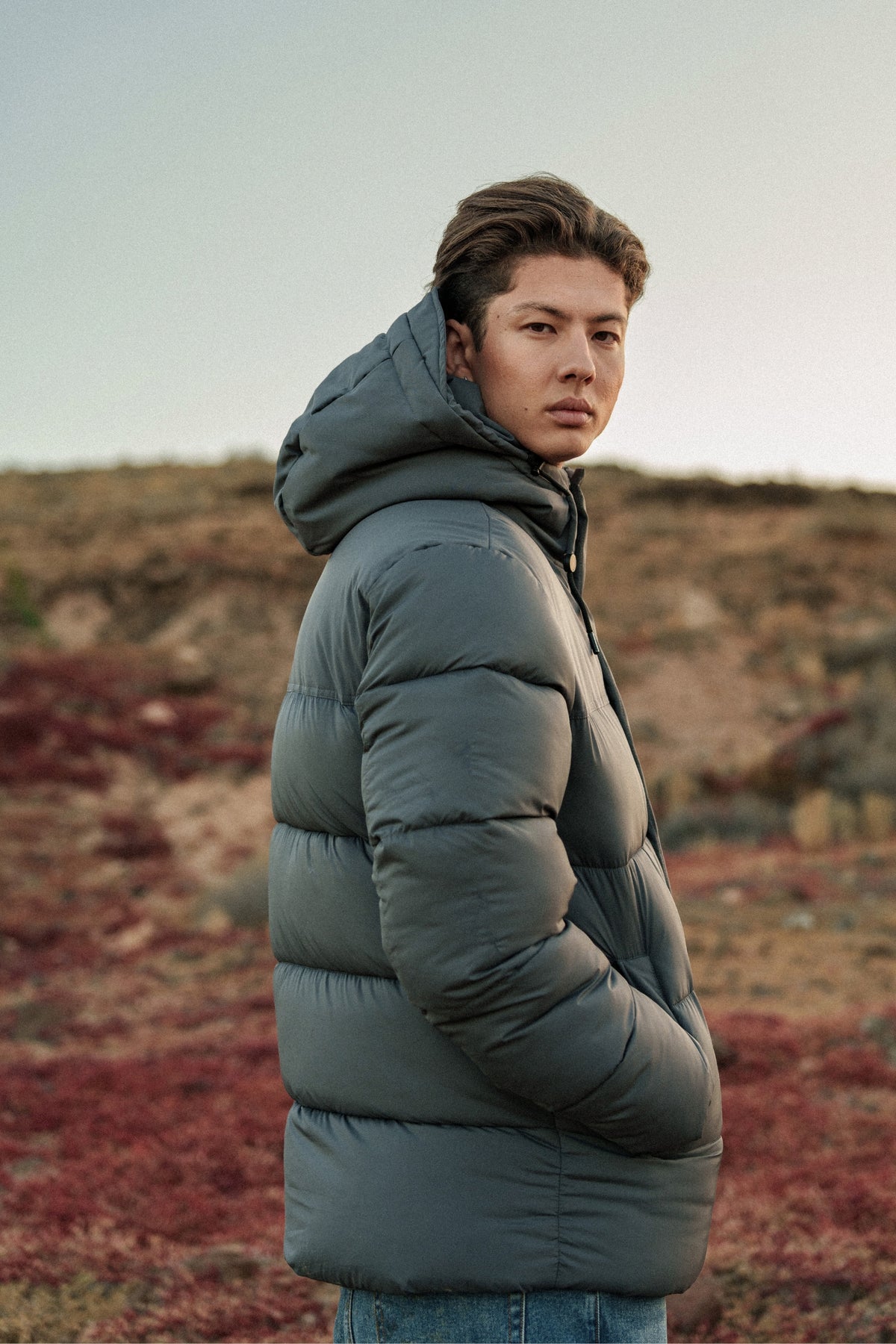 Doudoune Femés gris anthracite homme – Zayne Paris, photo 5