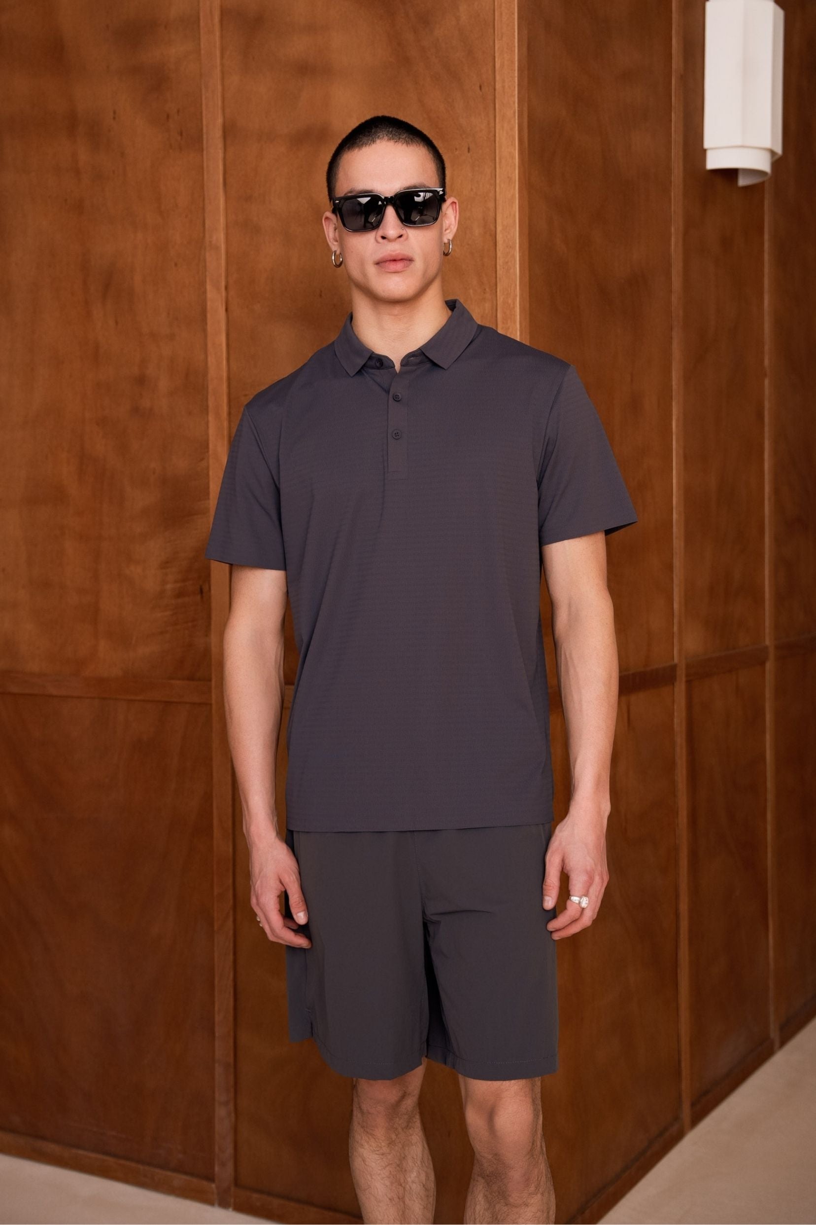 Short Effort - Gris anthracite